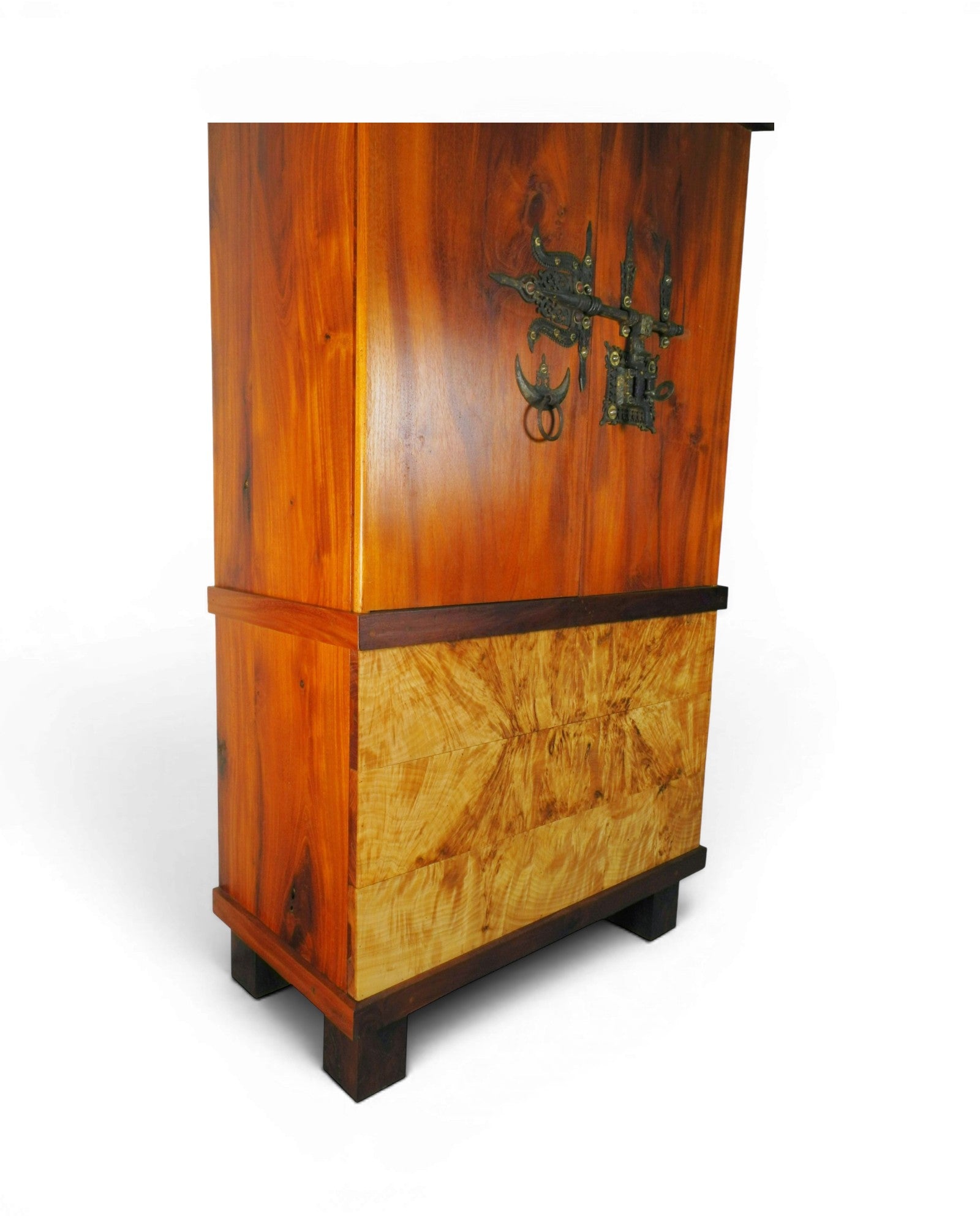 Jack Wood Cabinet with Poplar Burl Drawers - Surround Living - 4