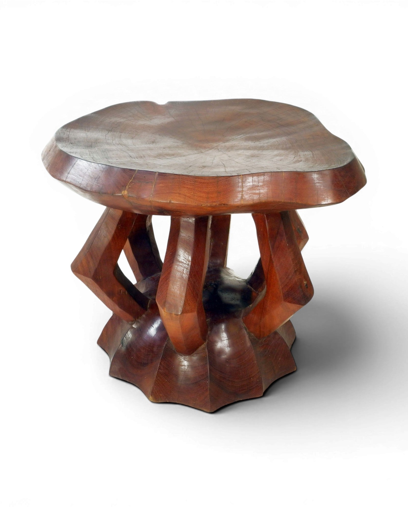 Zande - Style Wooden Stool - Surround Living - 2