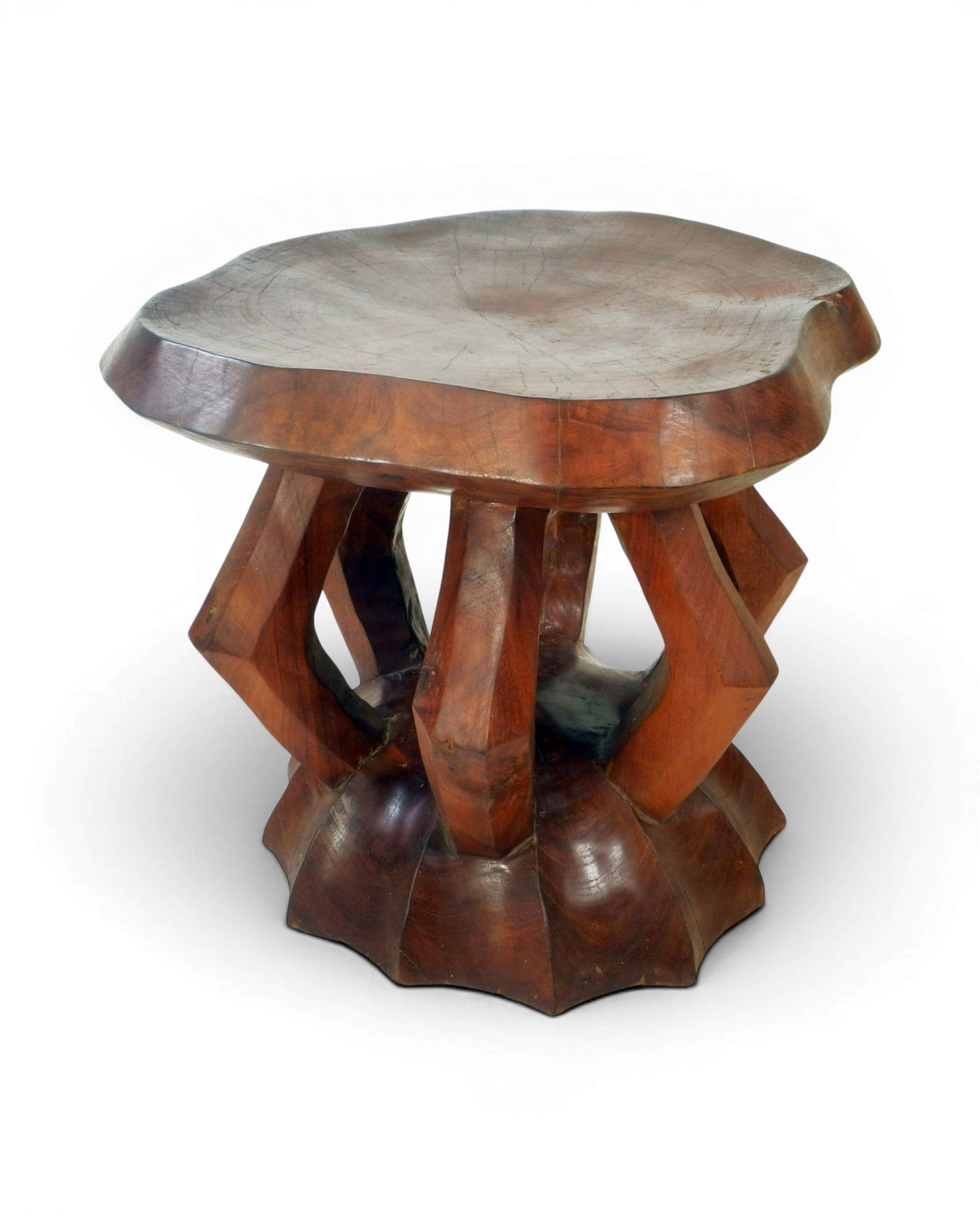 Zande - Style Wooden Stool - Surround Living - 3