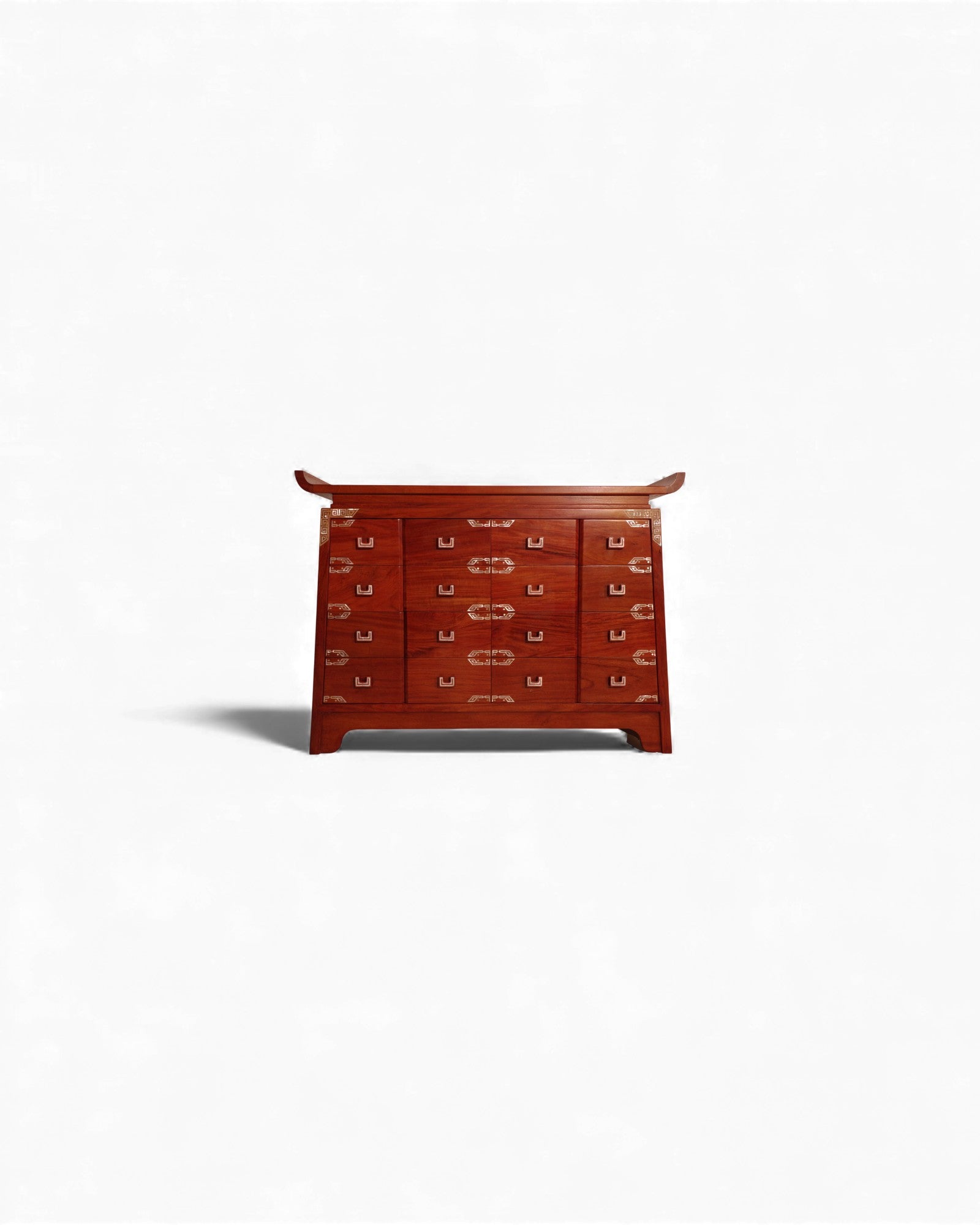 Ming-Style Reproduction Large Sideboard with Pearl Inlay