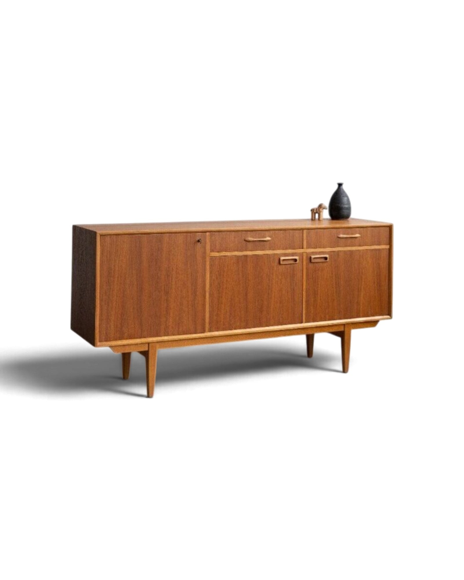 Swedish Teak and Oak Sideboard