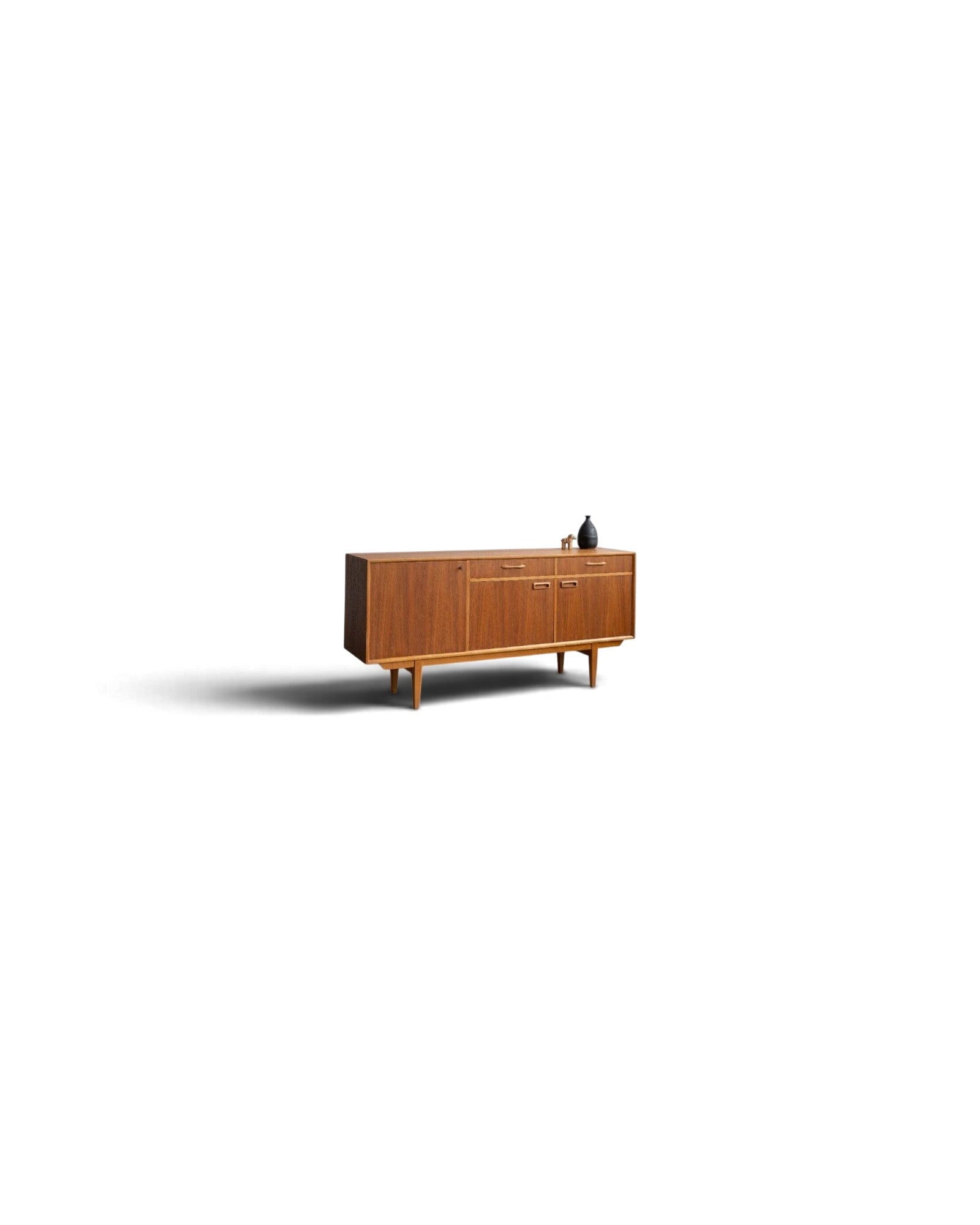 Swedish Teak and Oak Sideboard