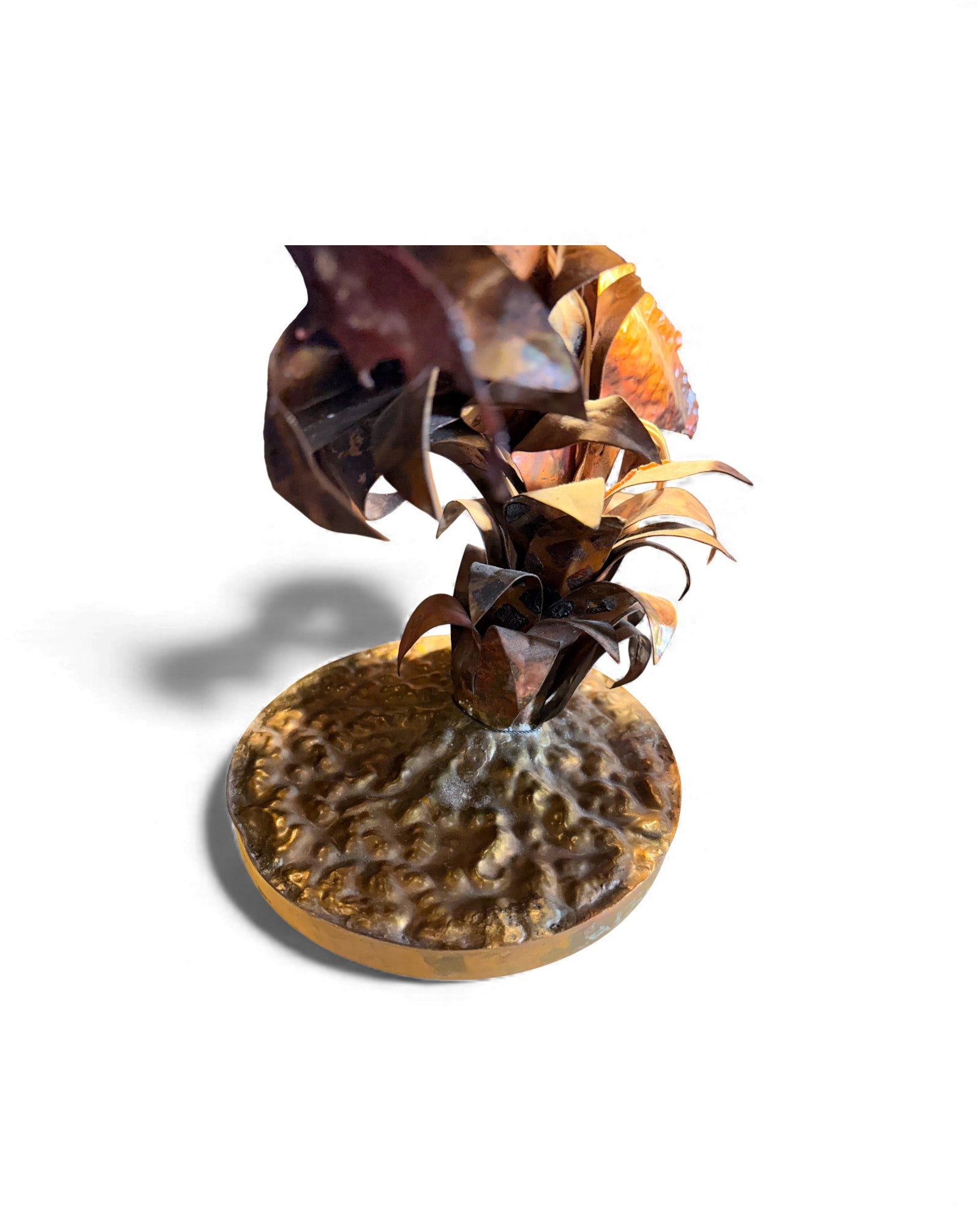 Irredescent Handcrafted Metal Fish Lamp Surround Living - 3