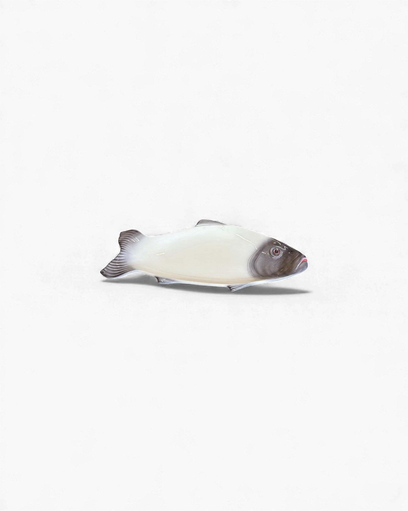 Title: Vintage Fish-Shaped Ceramic Serving Platter Surround Living - 1