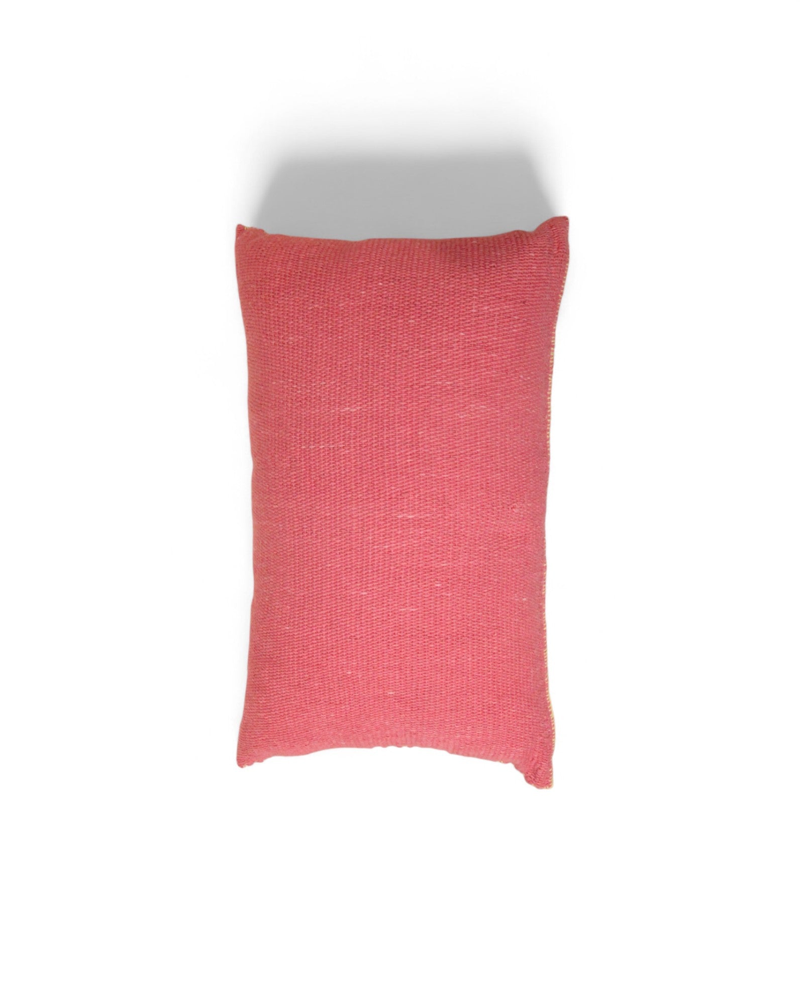 Handwoven Waist Loom Weave Cushion - Lotus Pink