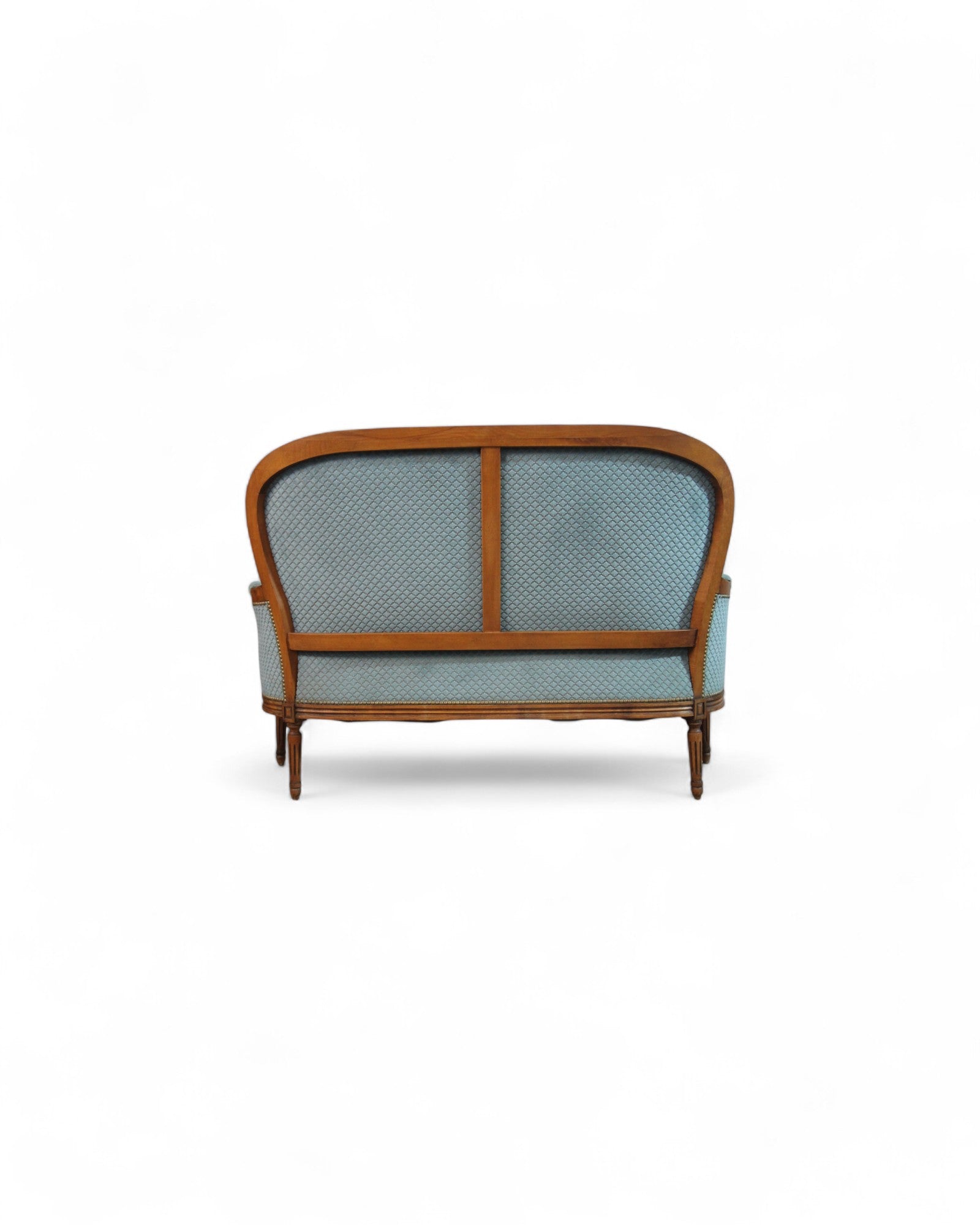 Louis XVI Revival Carved Wood Salon Suite ‚Äì 3-Piece Set with Settee and Armchairs