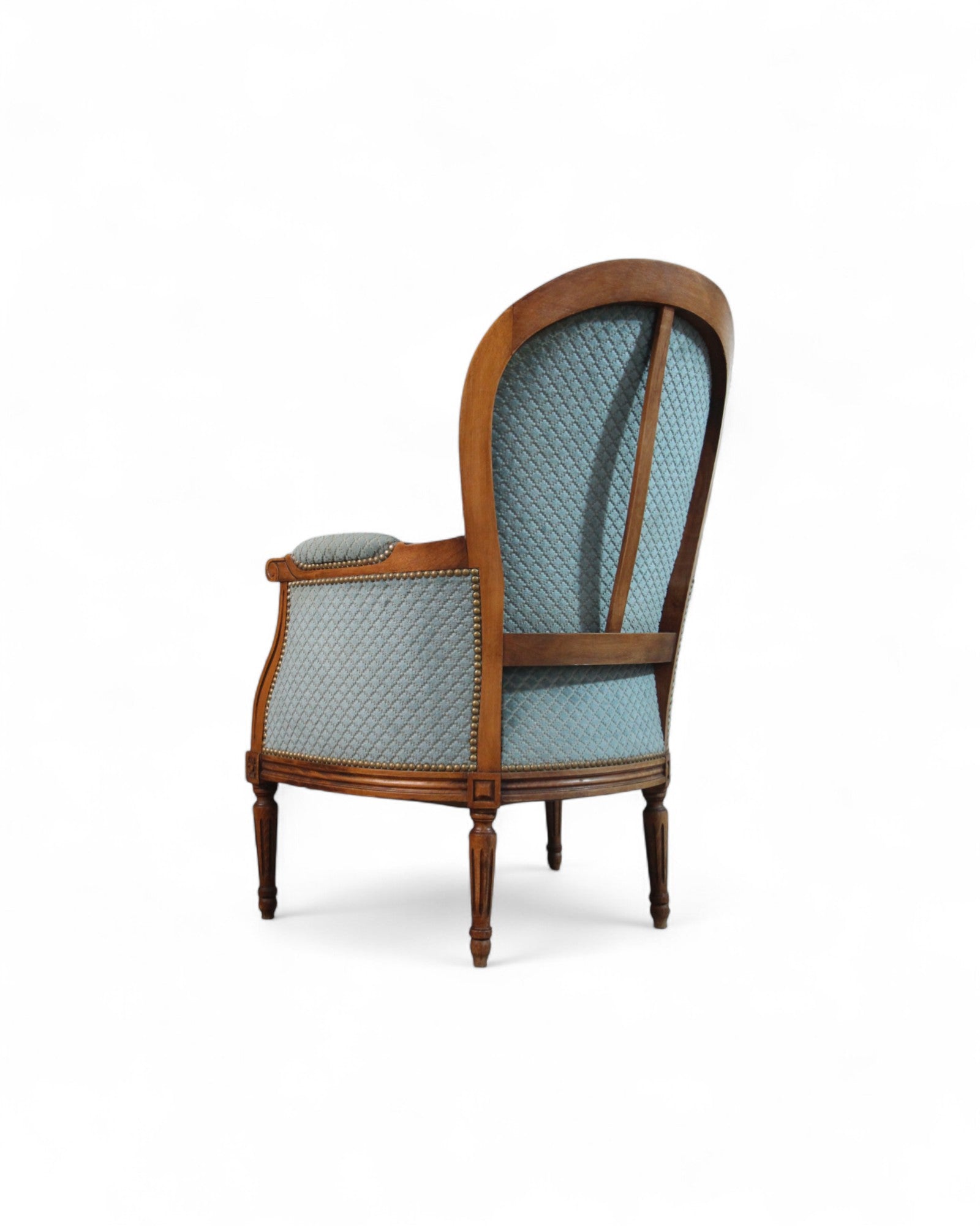 Louis XVI Revival Carved Wood Salon Suite ‚Äì 3-Piece Set with Settee and Armchairs