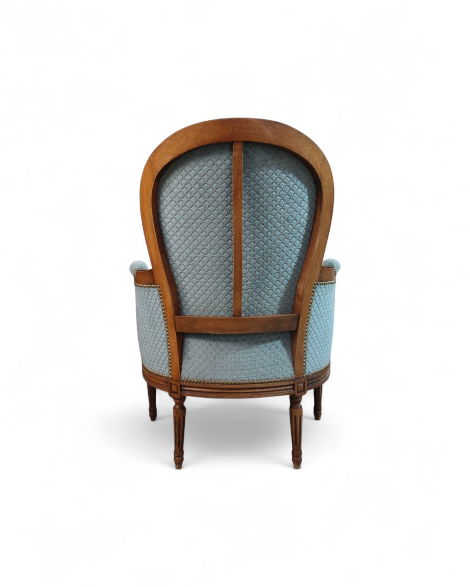 Louis XVI Revival Carved Wood Salon Suite ‚Äì 3-Piece Set with Settee and Armchairs