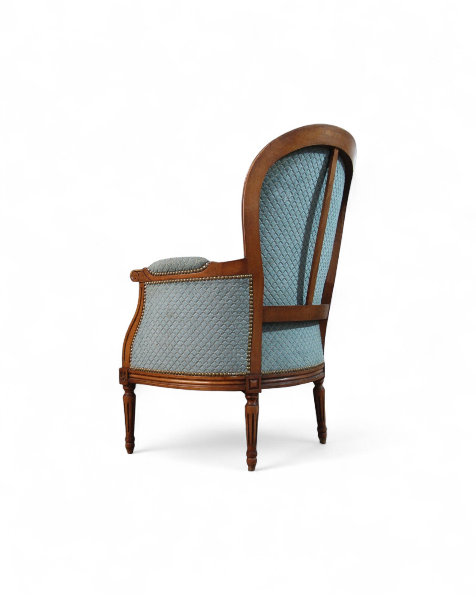 Louis XVI Revival Carved Wood Salon Suite ‚Äì 3-Piece Set with Settee and Armchairs