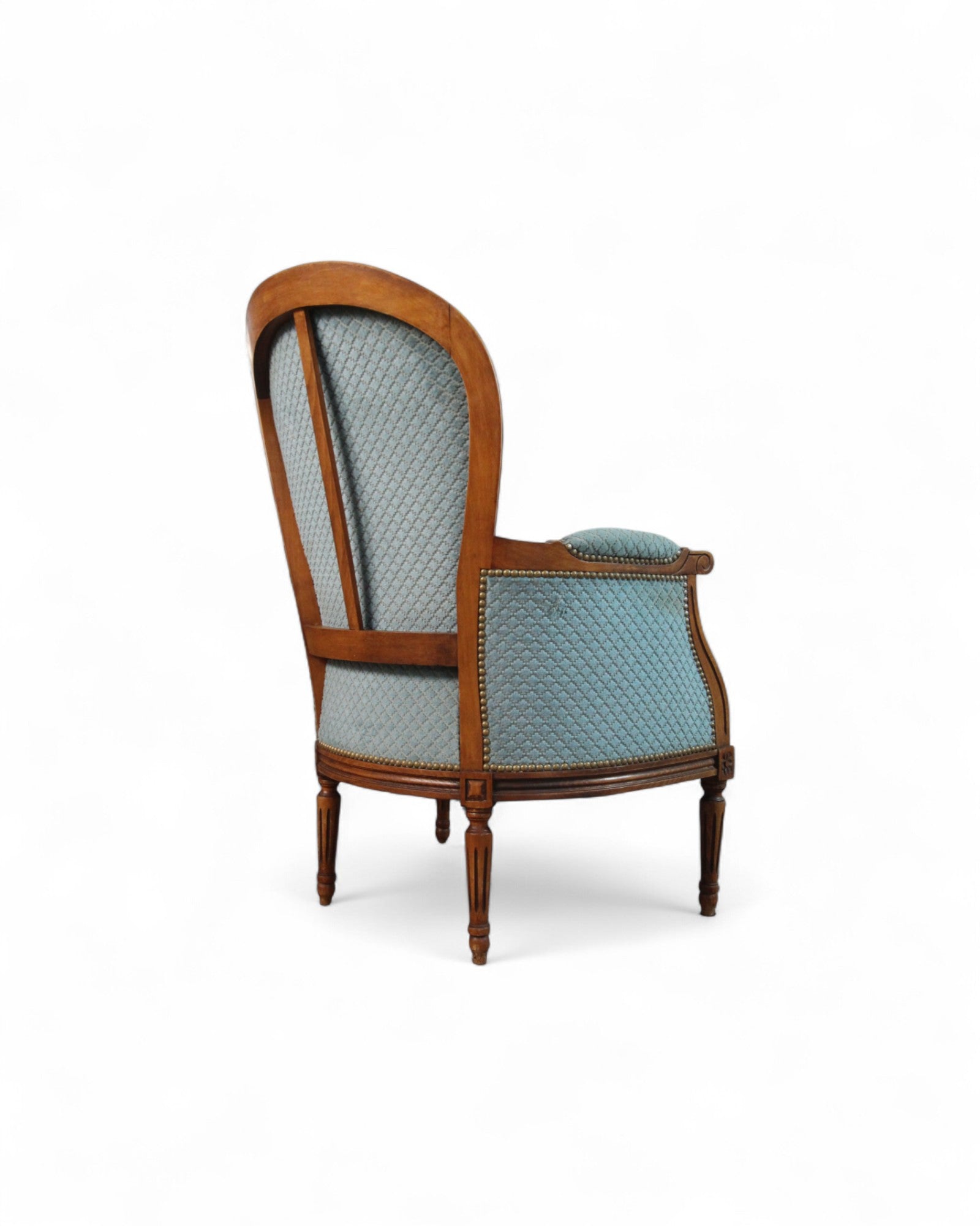 Louis XVI Revival Carved Wood Salon Suite ‚Äì 3-Piece Set with Settee and Armchairs