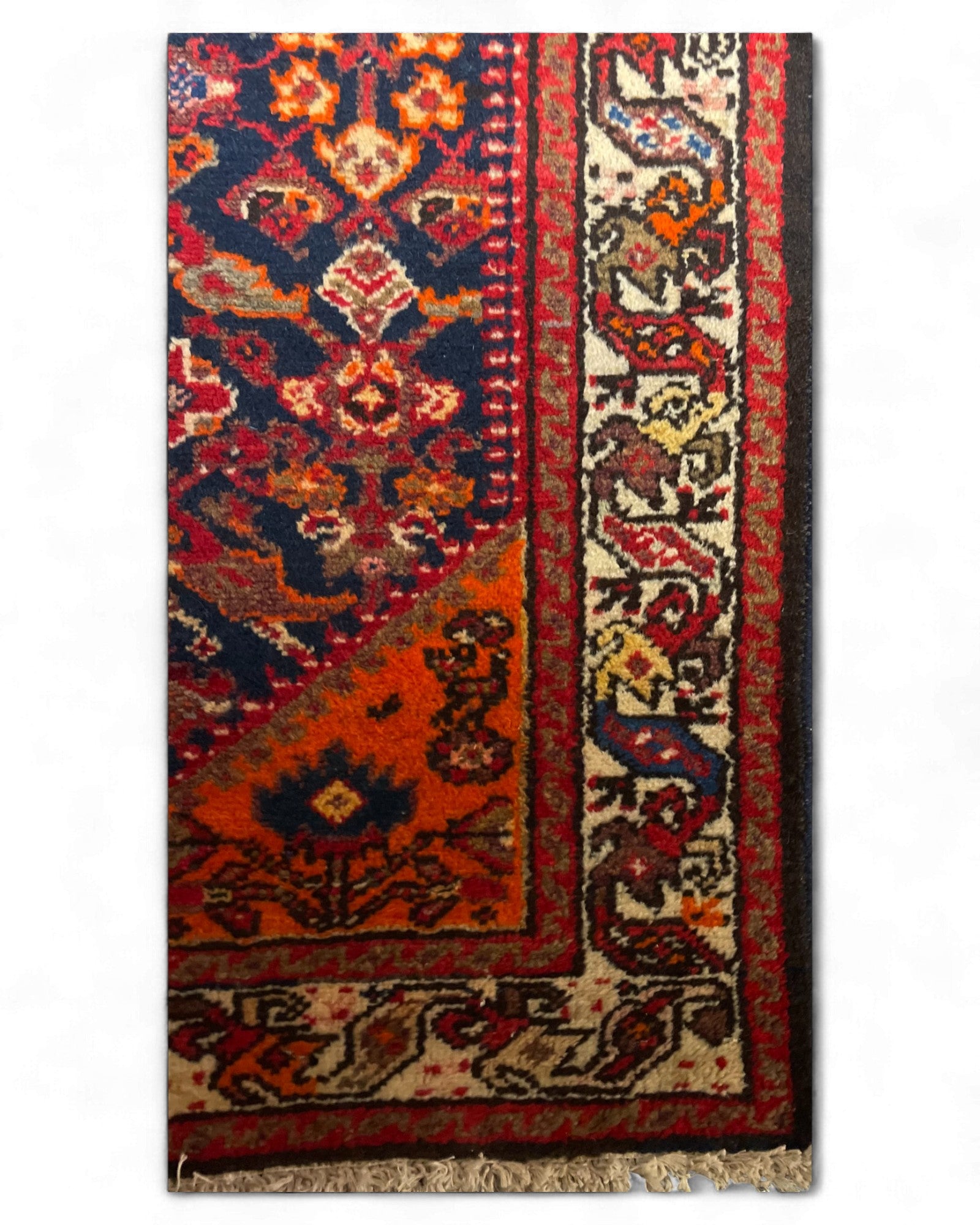 Vintage Persian Malayer Runner with Modern Victorian |106x 380cm