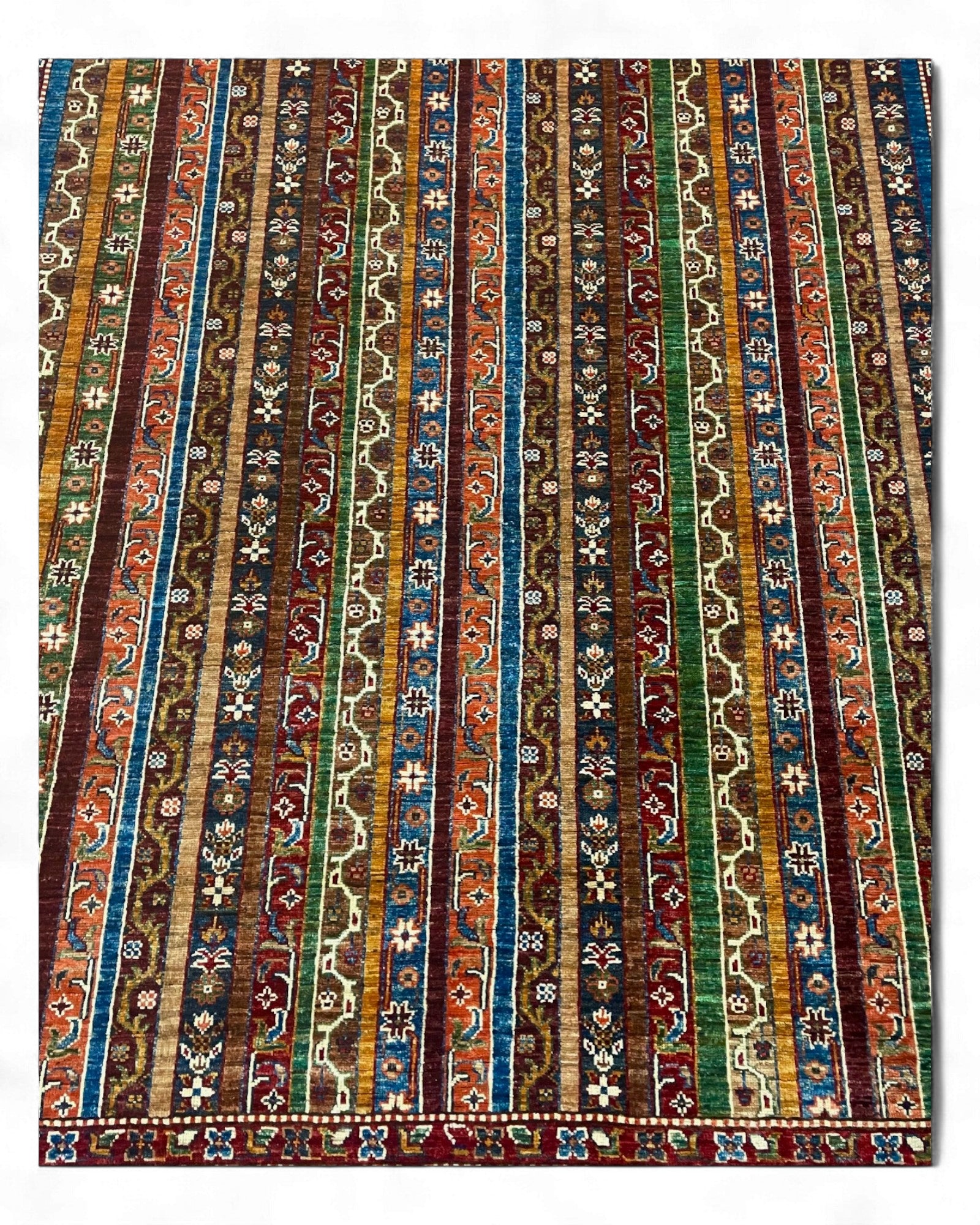 Newly-Made Shawl Tribal Carpet – Maymana, Afghanistan | 166 x 240cm
