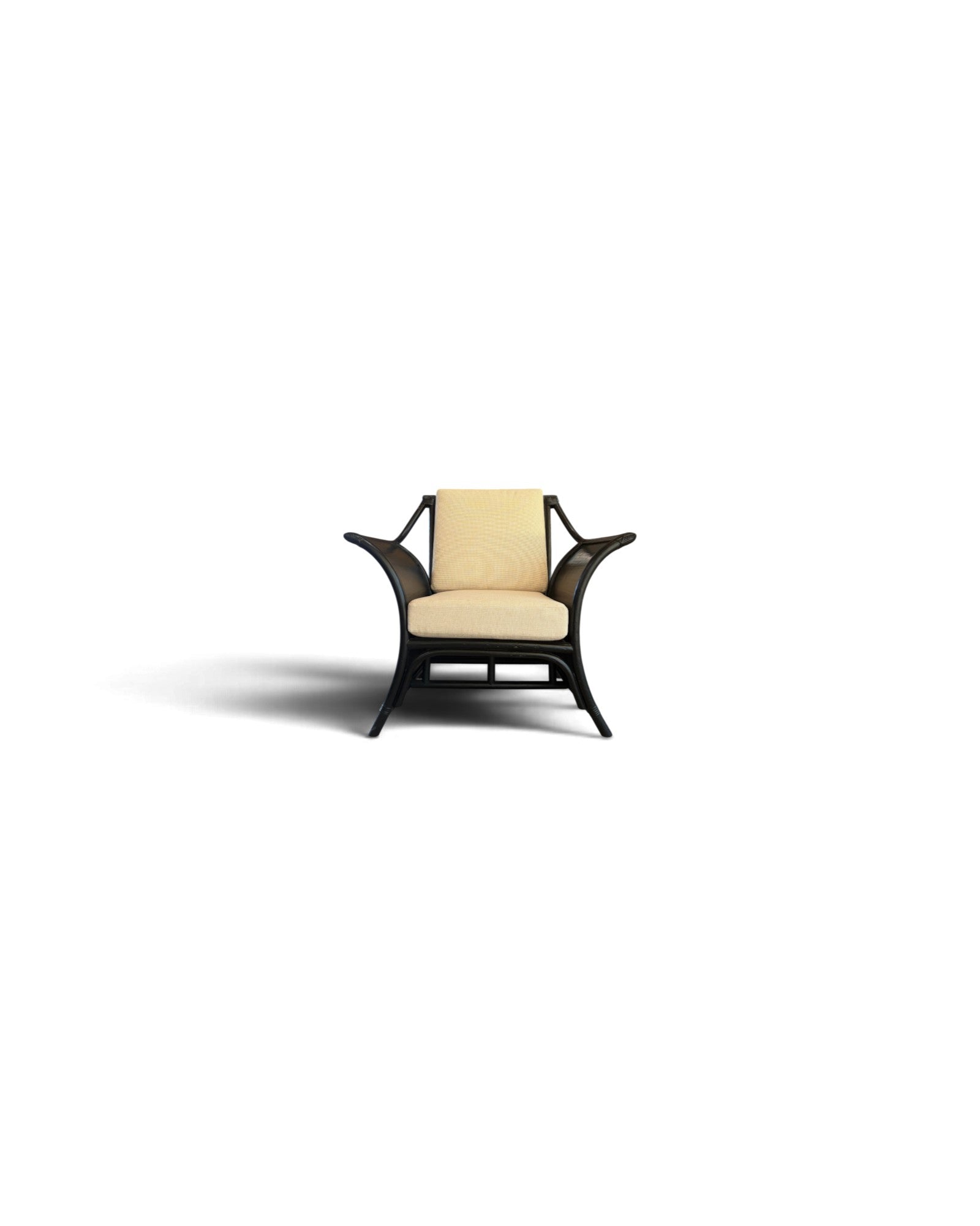 Black Bamboo Armchair