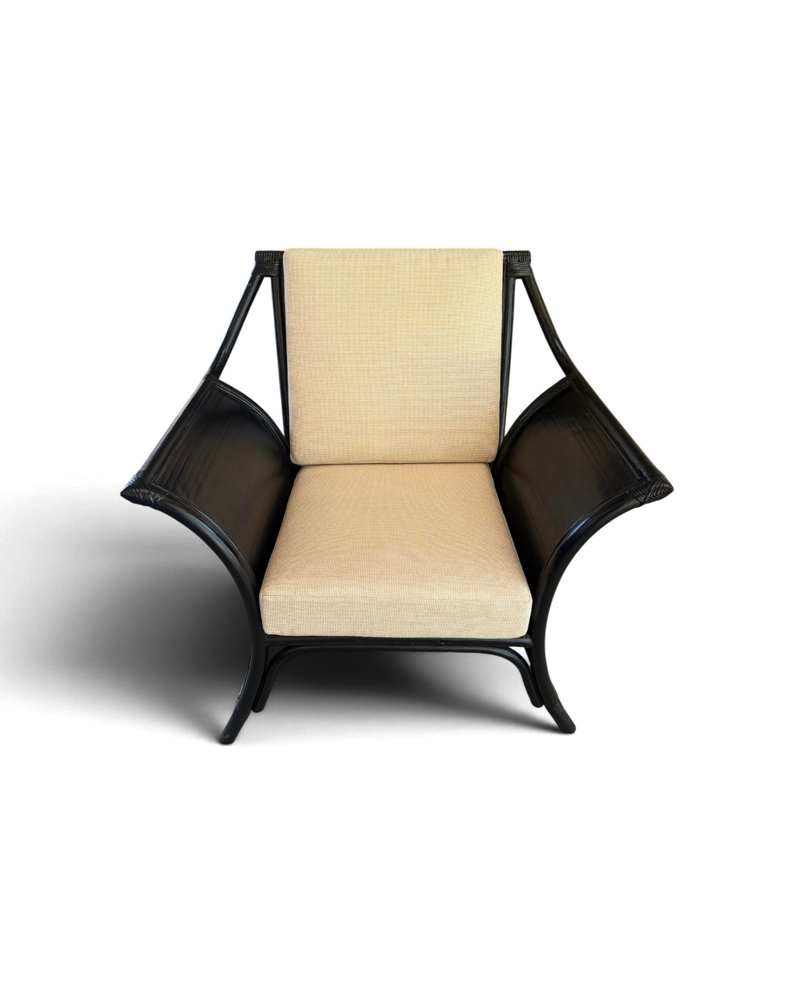 Black Bamboo Armchair