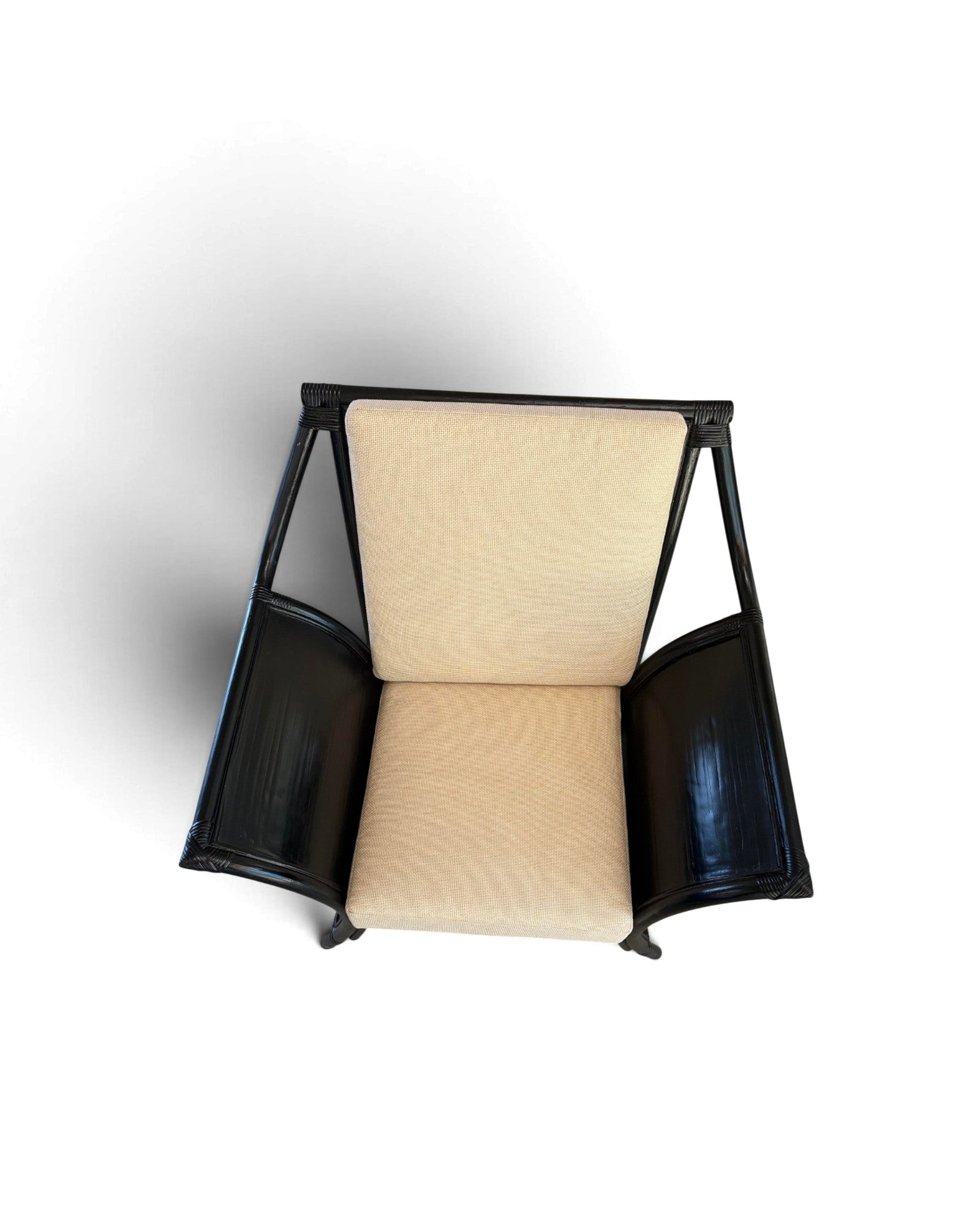 Black Bamboo Armchair