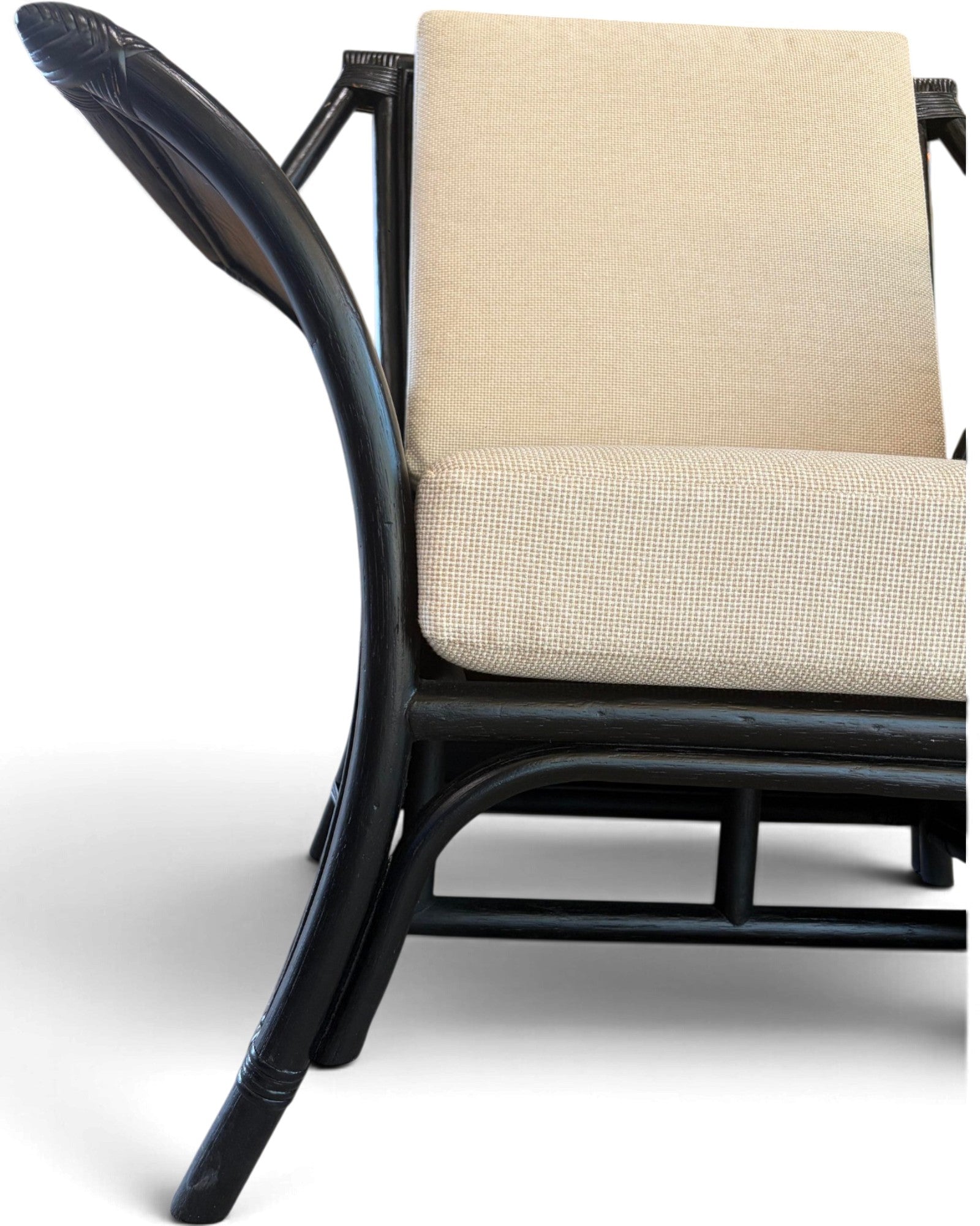 Black Bamboo Armchair
