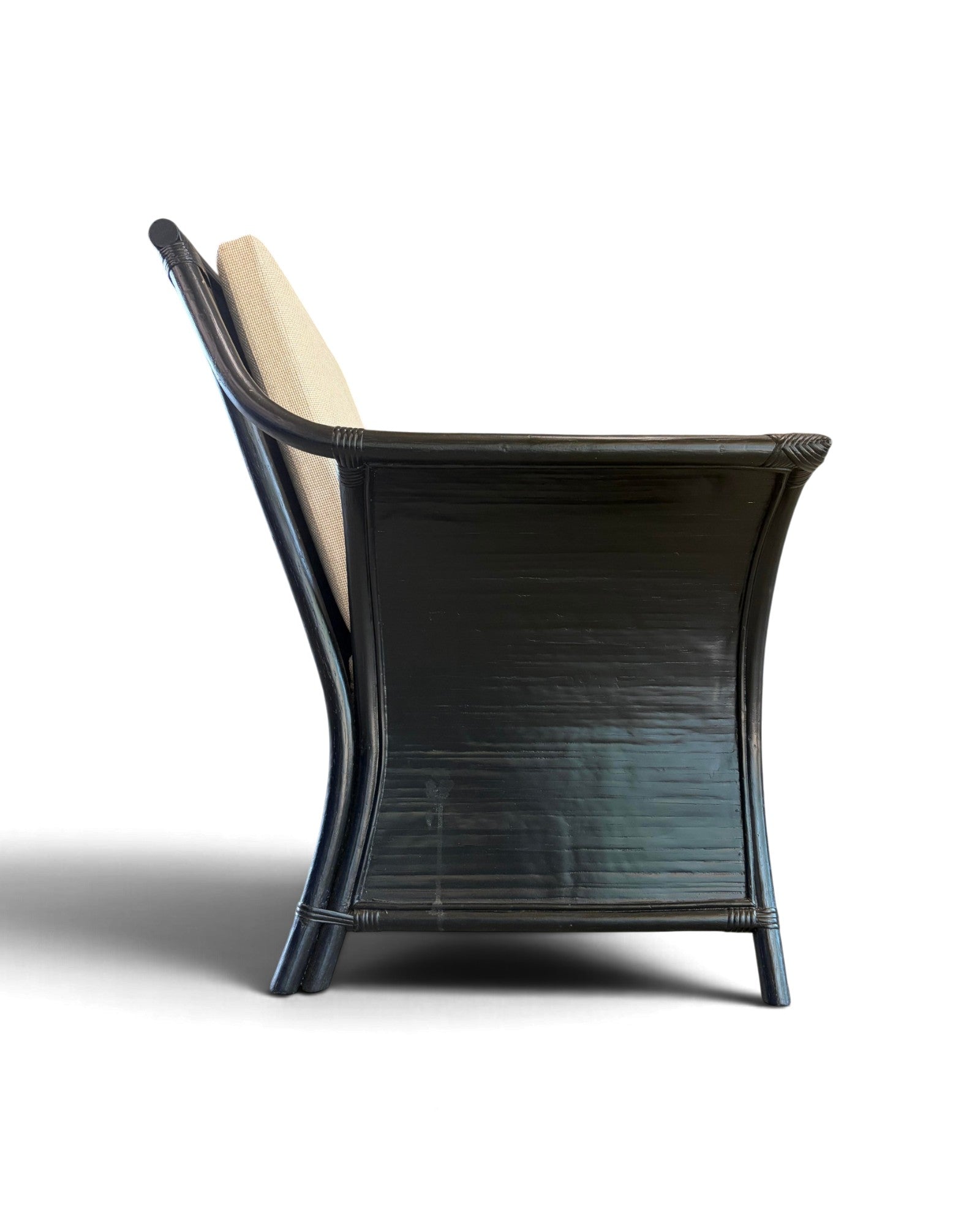 Black Bamboo Armchair