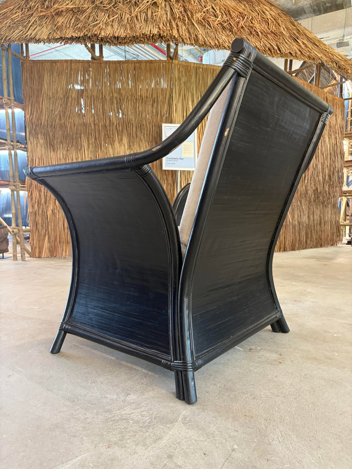 Black Bamboo Armchair - Surround Living - 9