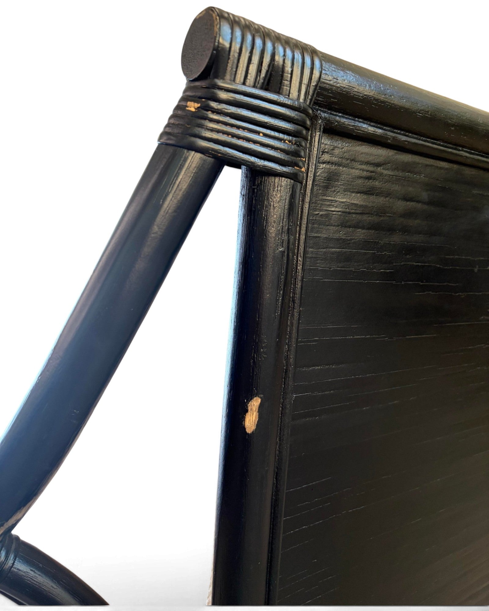 Black Bamboo Armchair