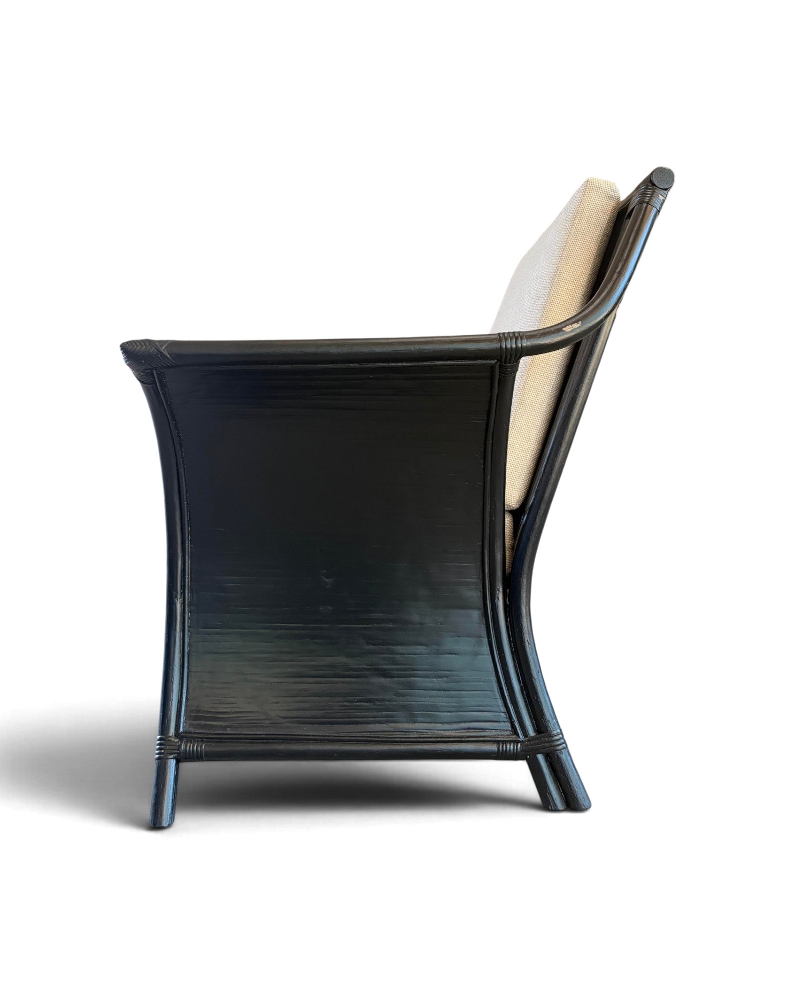 Black Bamboo Armchair
