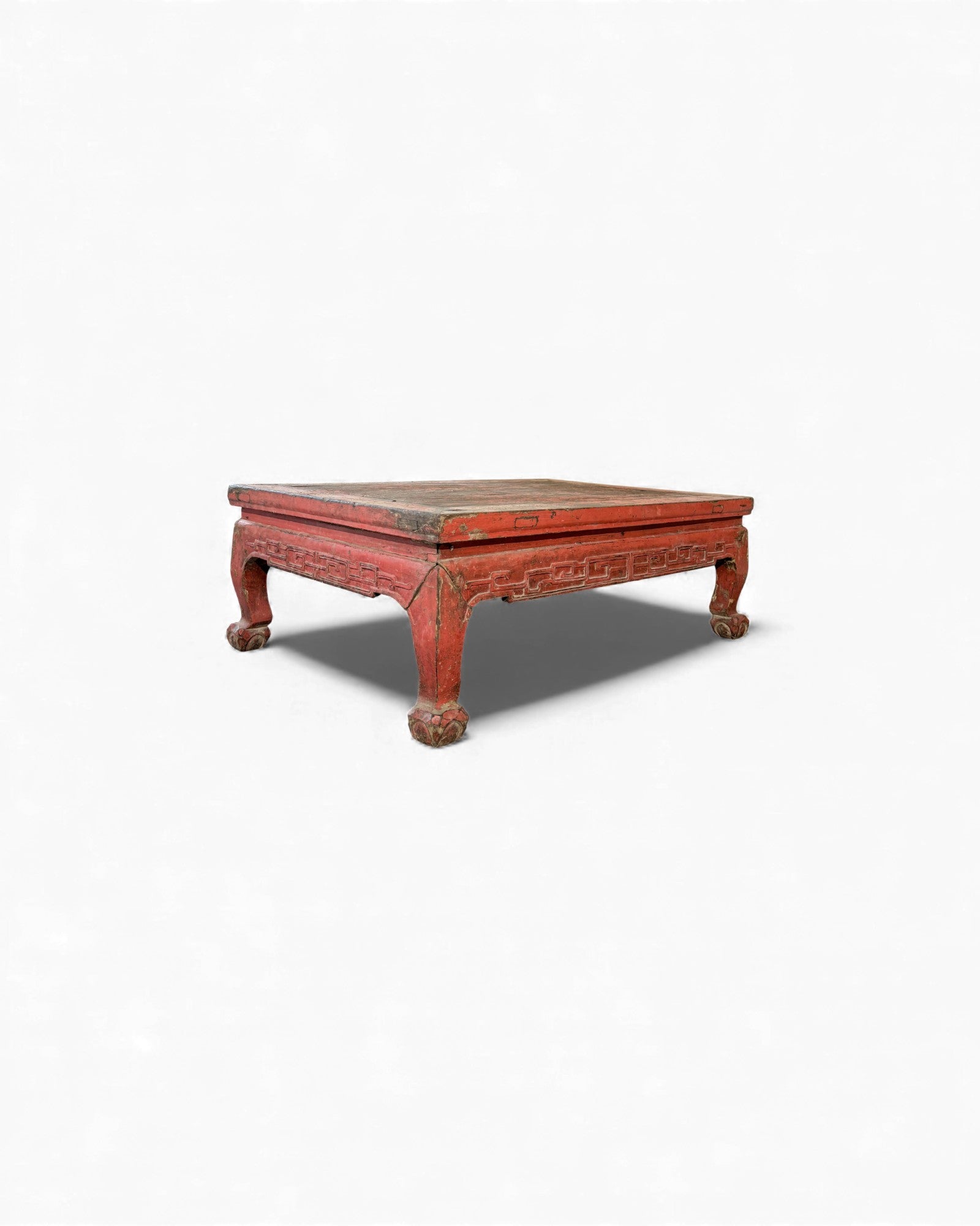Chinese Red Lacquer Kang Table - Surround Living - 5