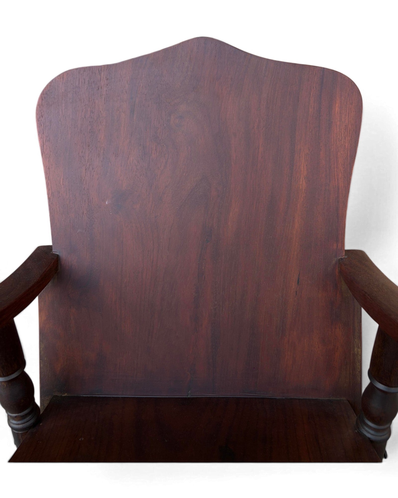 Rare Art Deco Maka Wood Armchair