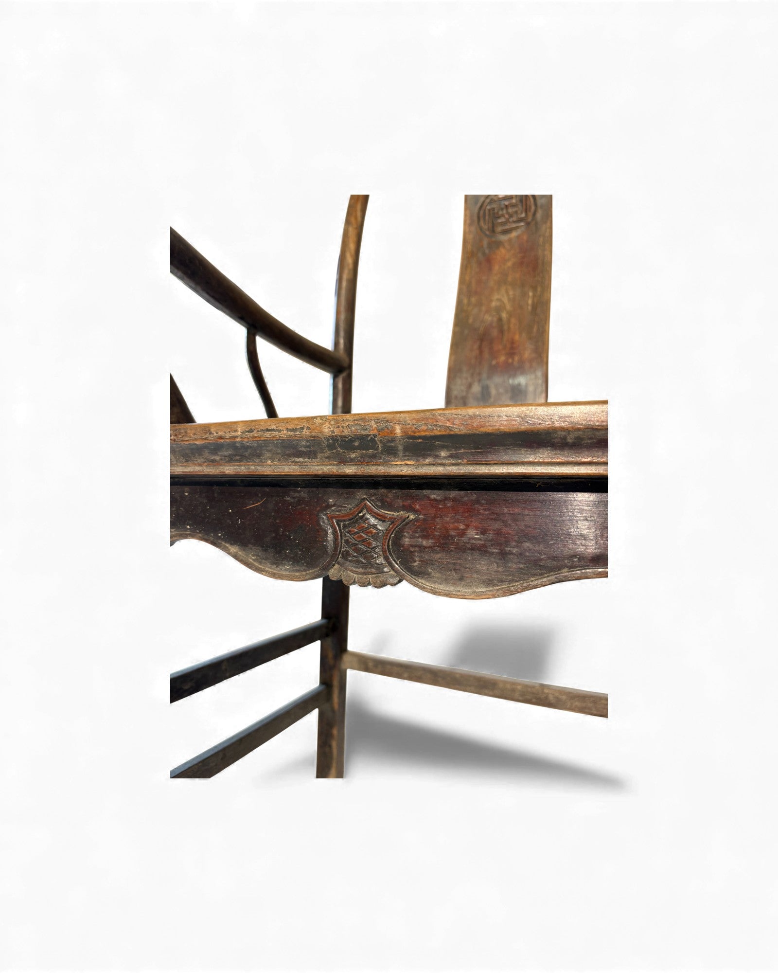 Chinese Yokeback Armchairs with Buddhist Medallion - Set of 2 - Surround Living - 13