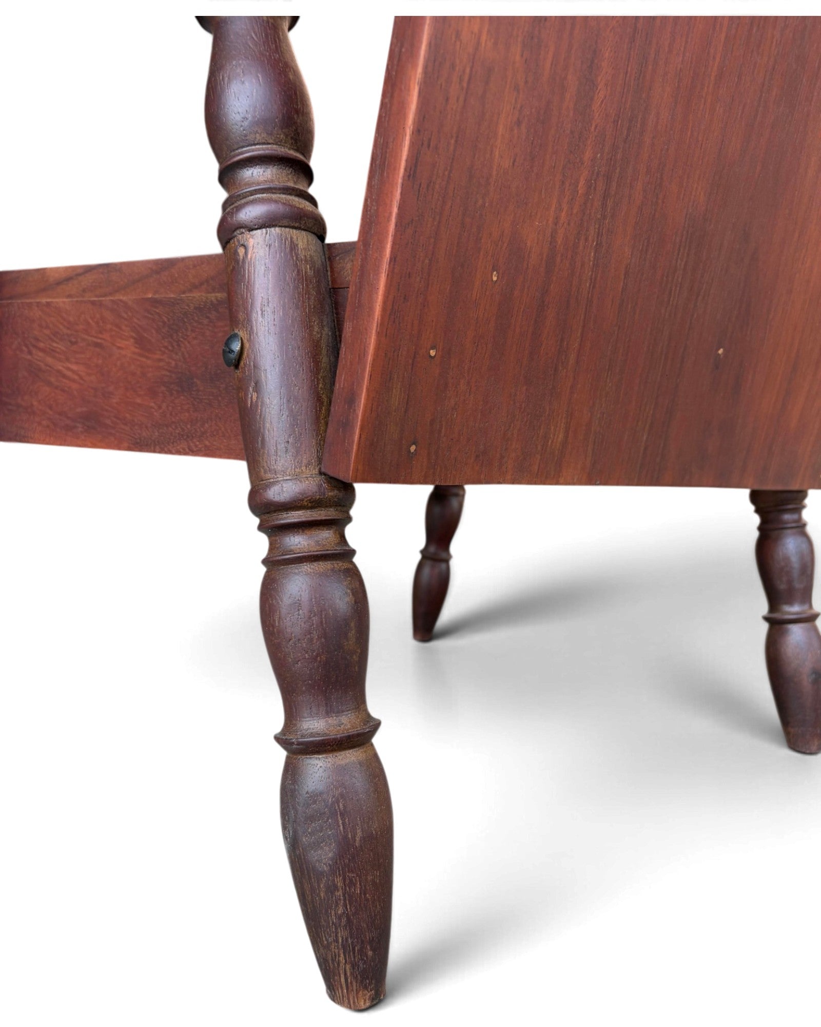 Rare Art Deco Maka Wood Armchair