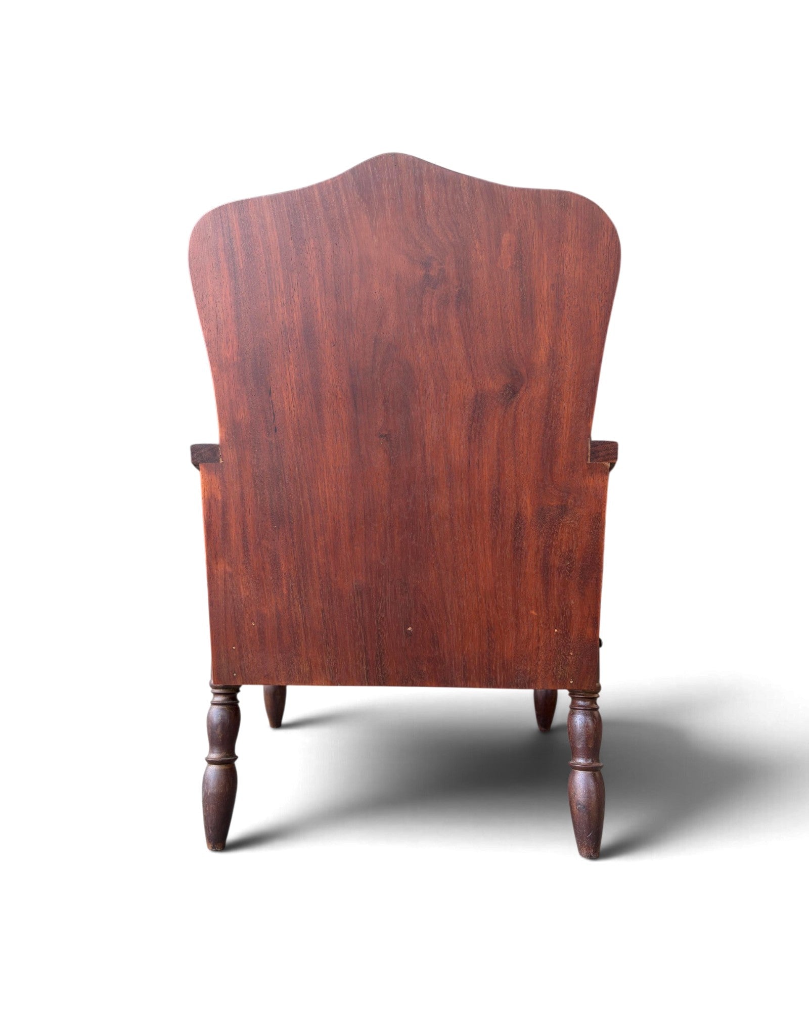 Rare Art Deco Maka Wood Armchair