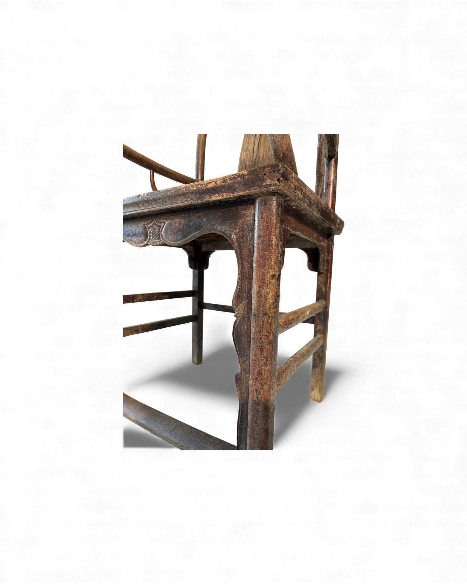 Chinese Yokeback Armchairs with Buddhist Medallion - Set of 2 - Surround Living - 29