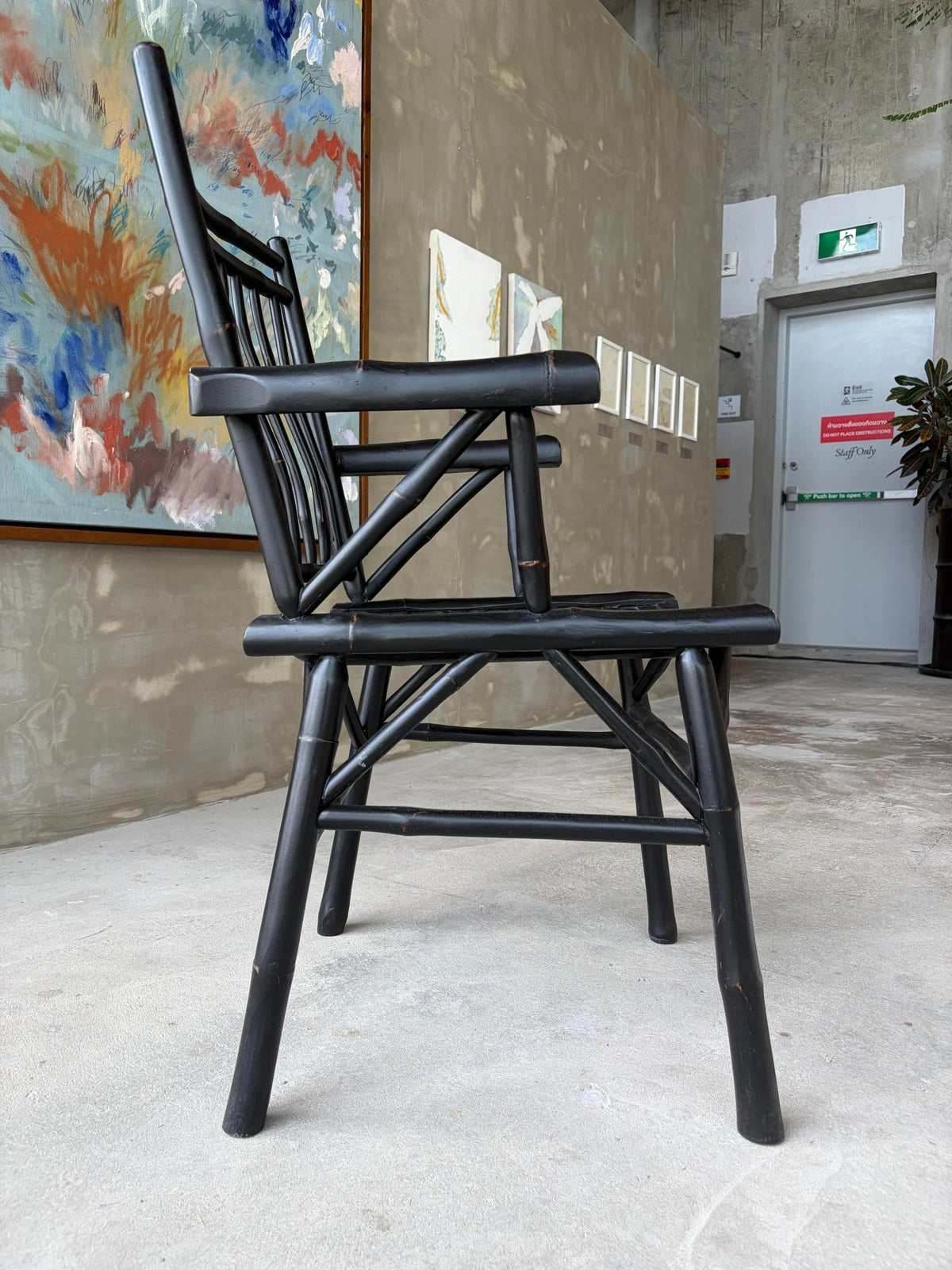 Black Bamboo Chair - Surround Living - 12