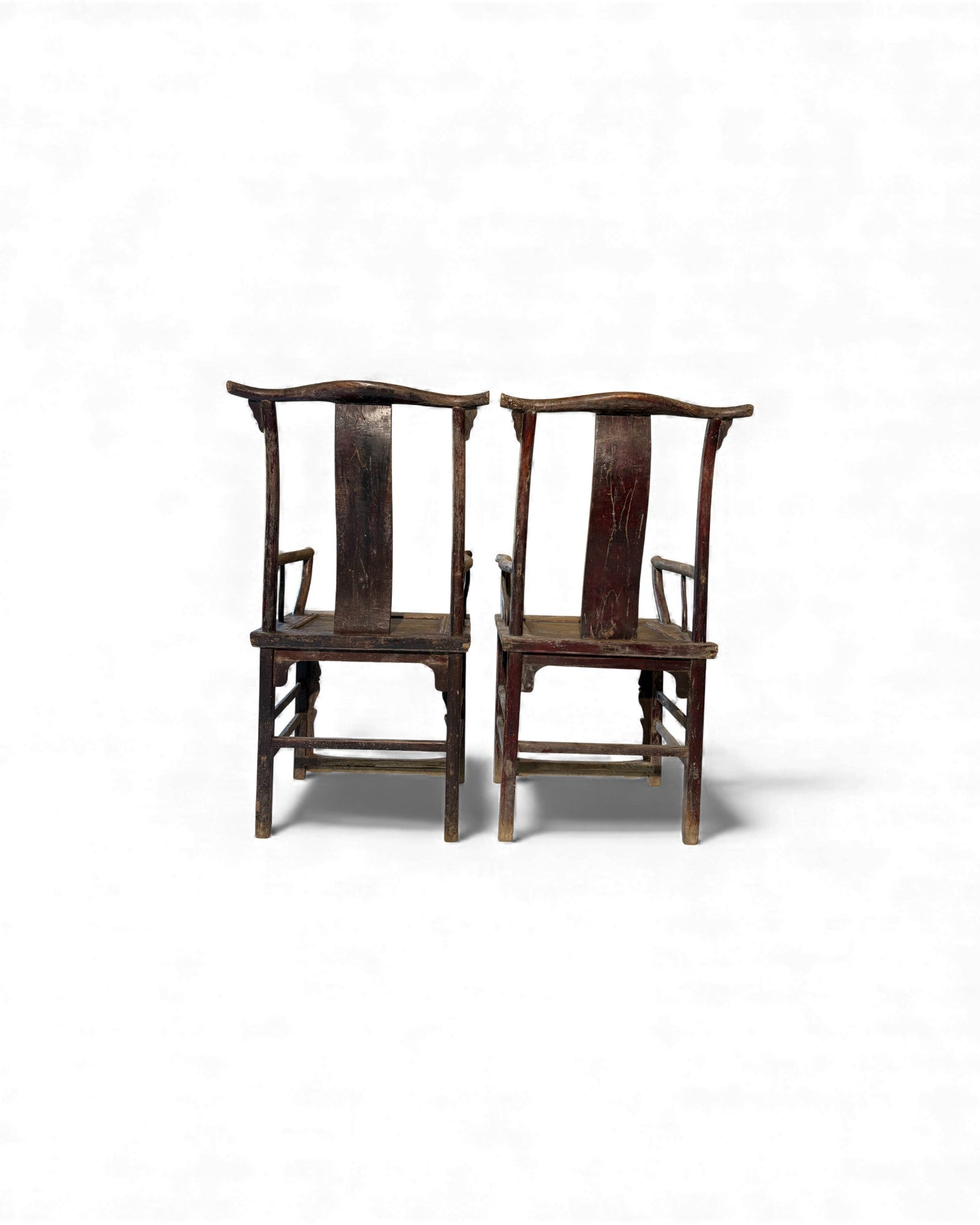 Chinese Yokeback Armchairs with Buddhist Medallion - Set of 2 - Surround Living - 22