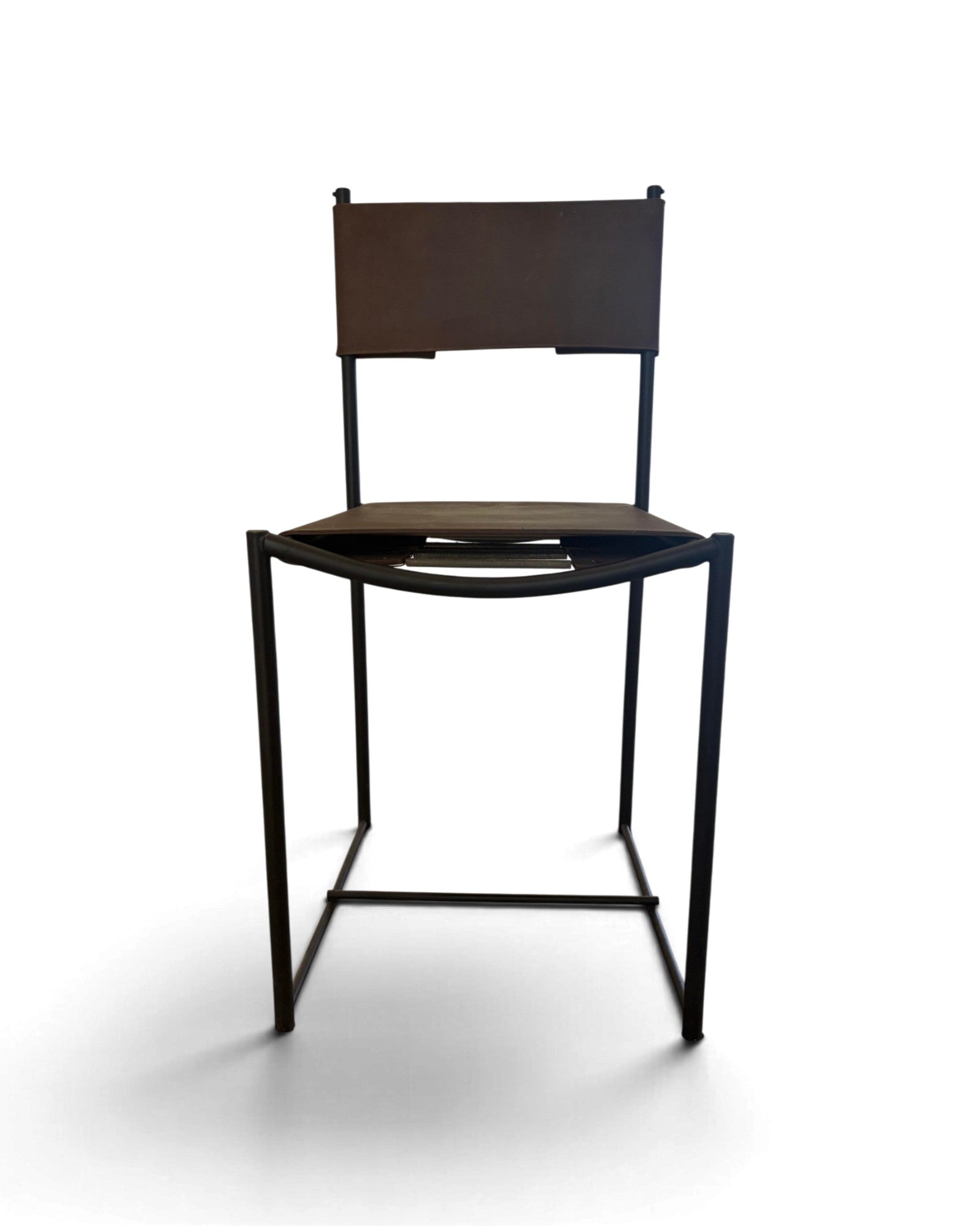 Geometric Leather Chair