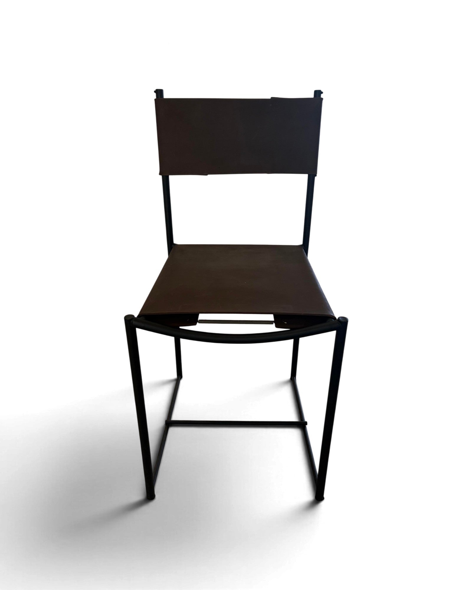 Geometric Leather Chair