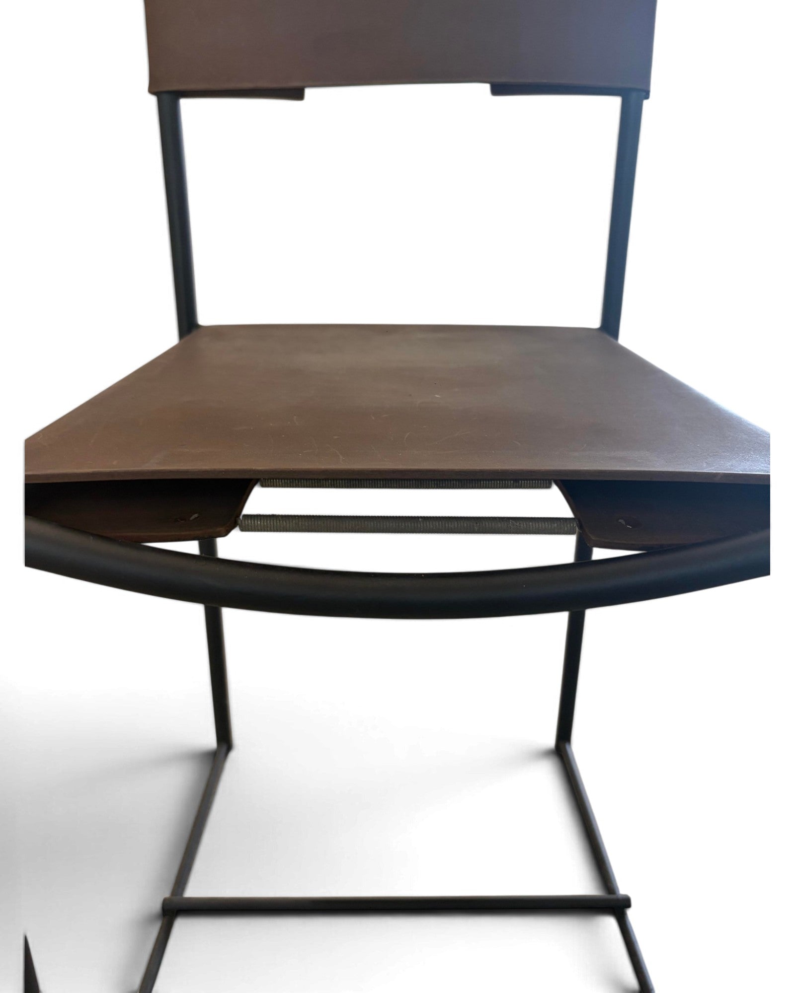 Geometric Leather Chair