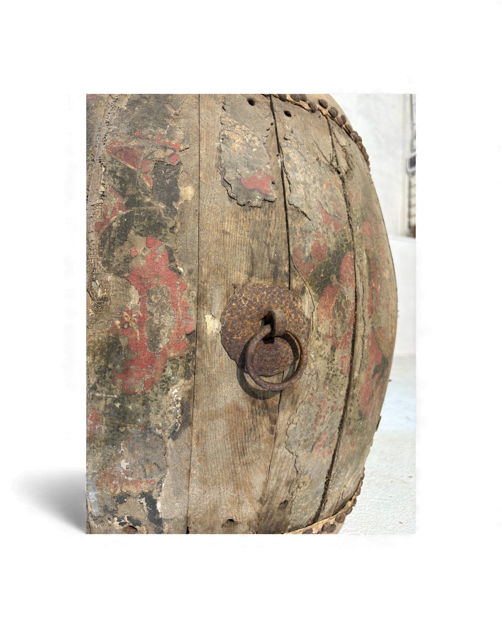 Chinese Temple Drum with Dragon Motifs - Surround Living - 6