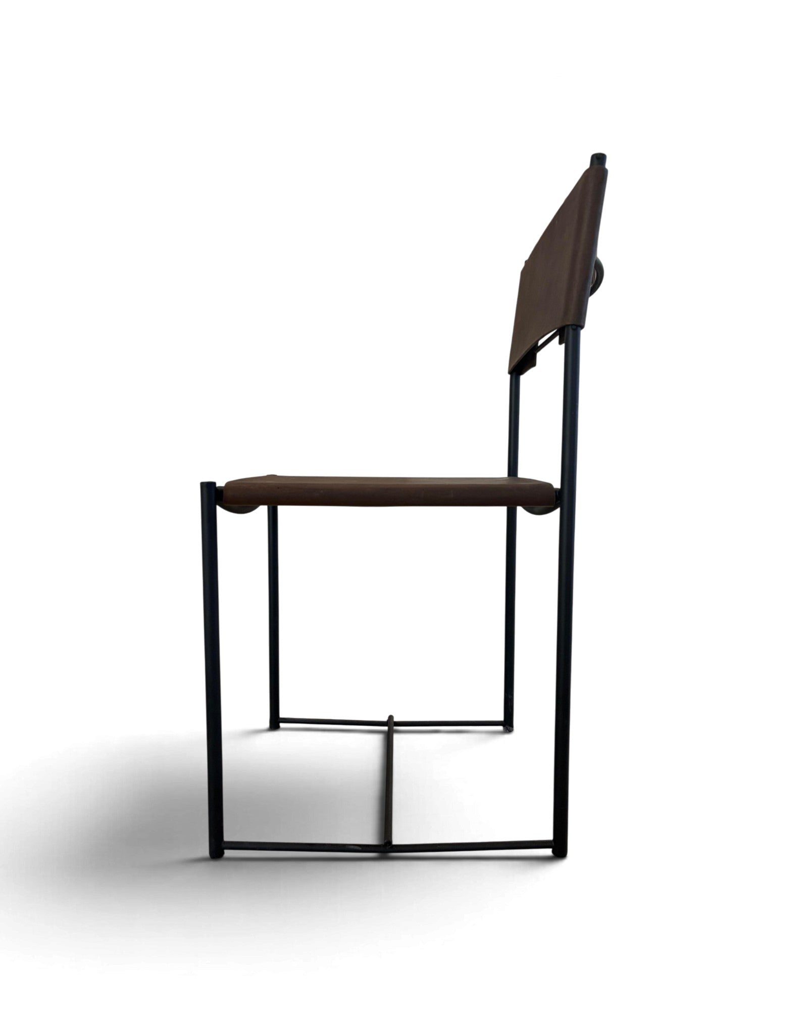 Geometric Leather Chair
