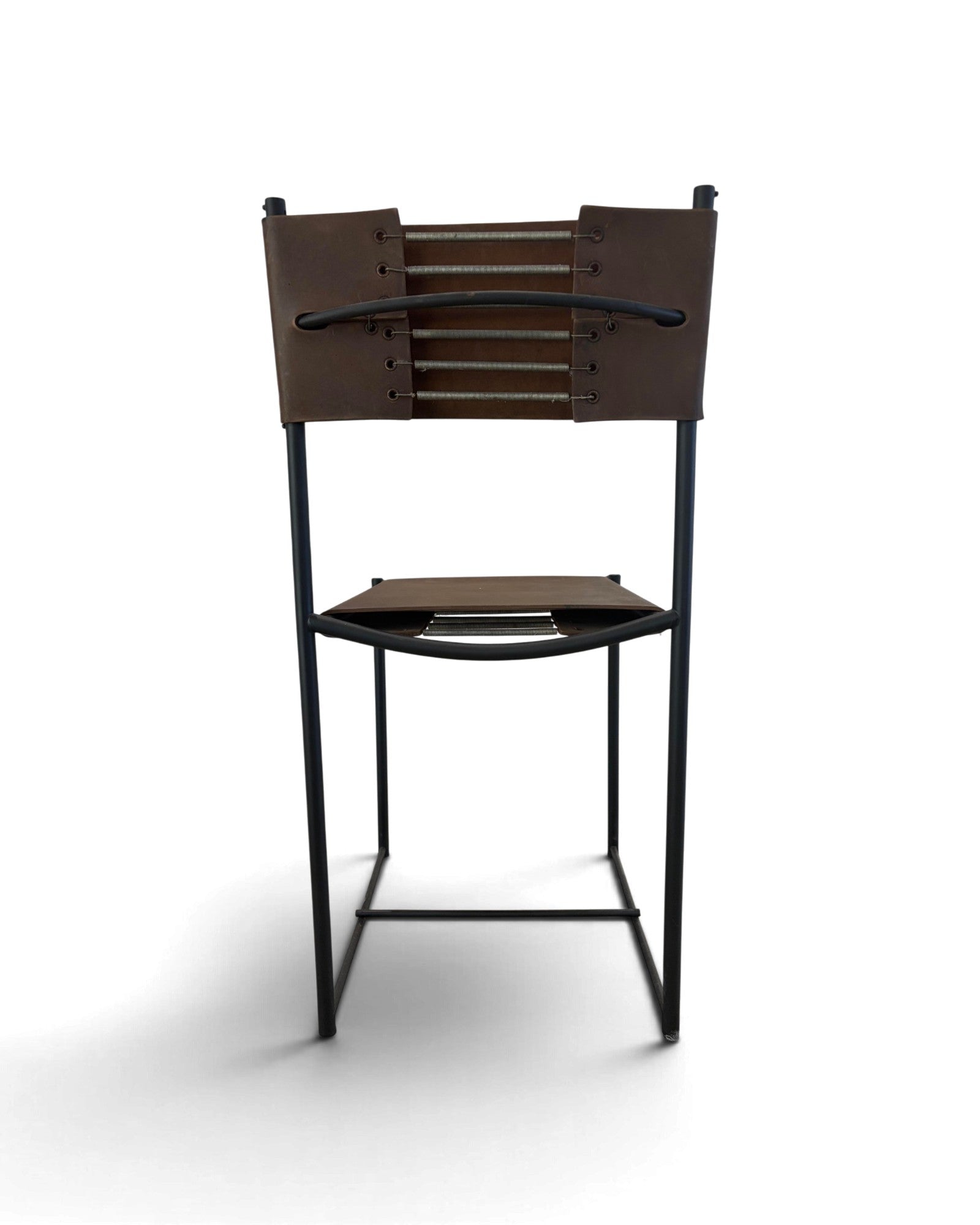 Geometric Leather Chair