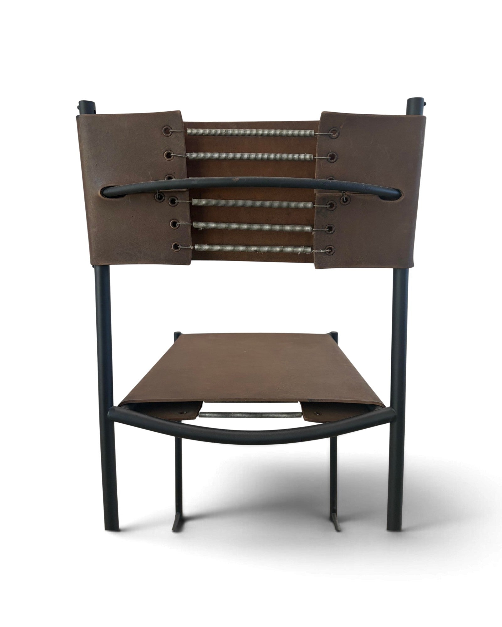 Geometric Leather Chair