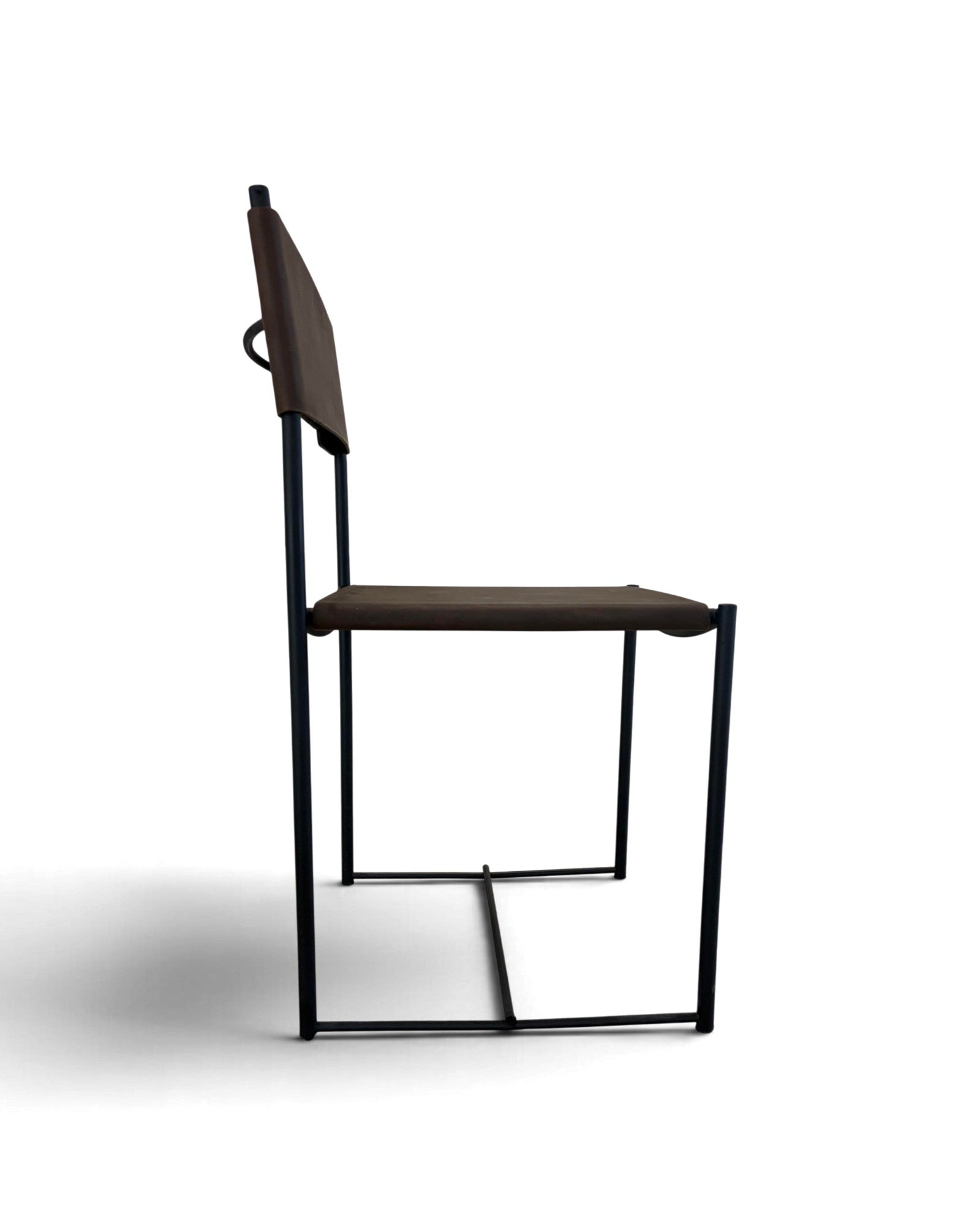 Geometric Leather Chair