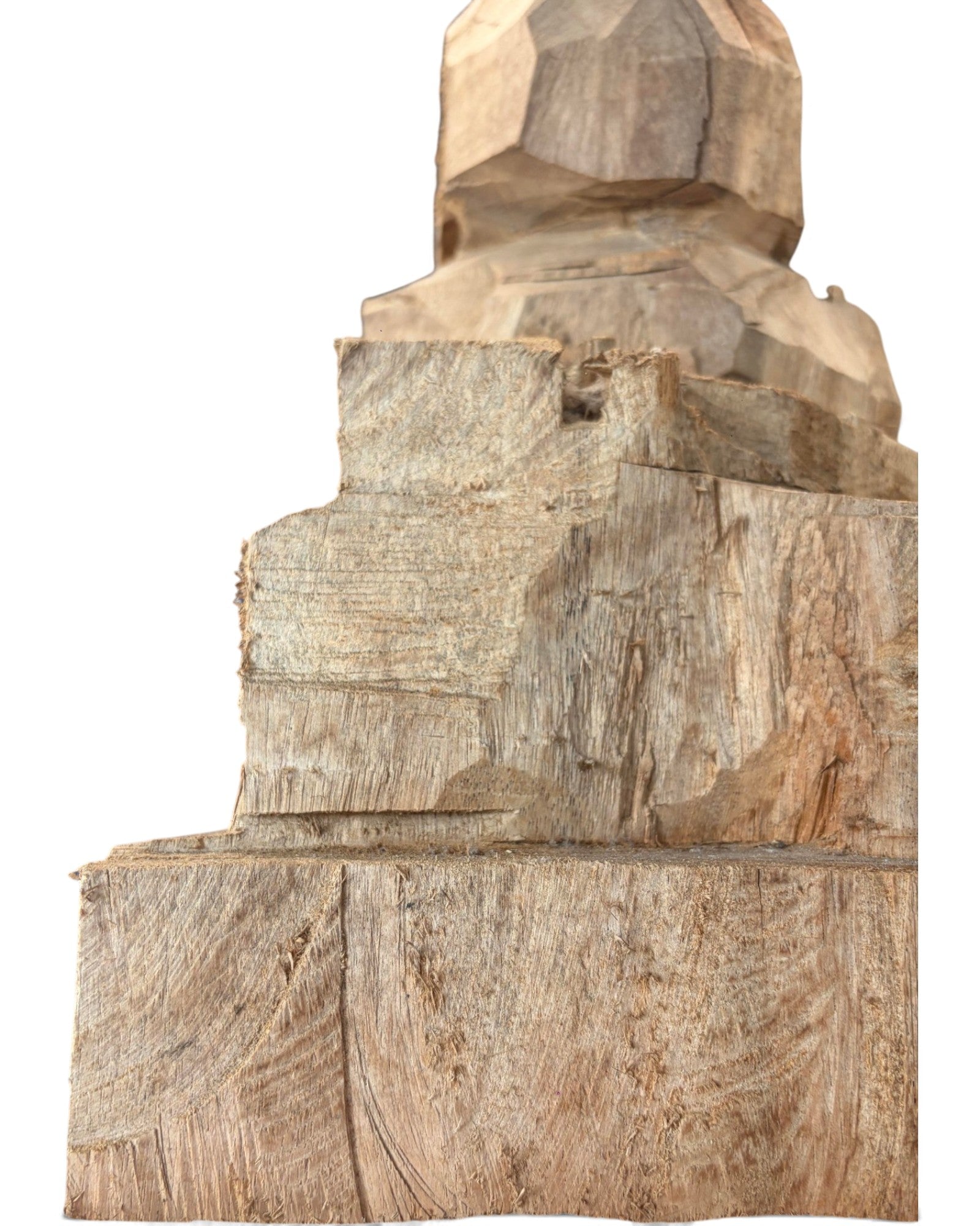 Wooden Carving Buddha Statue