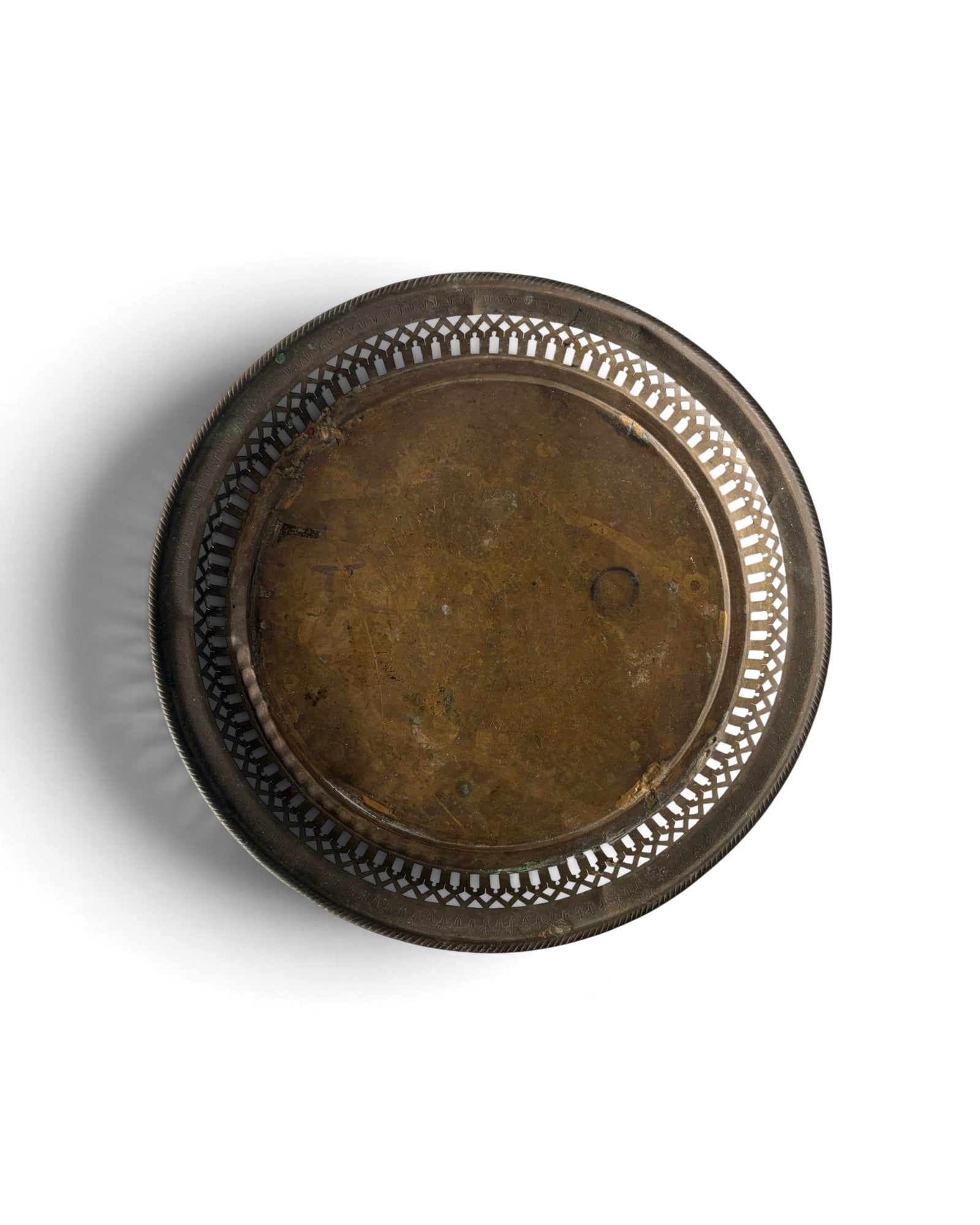 Brass Tray Dia37 (ถาดทองเหลือง)