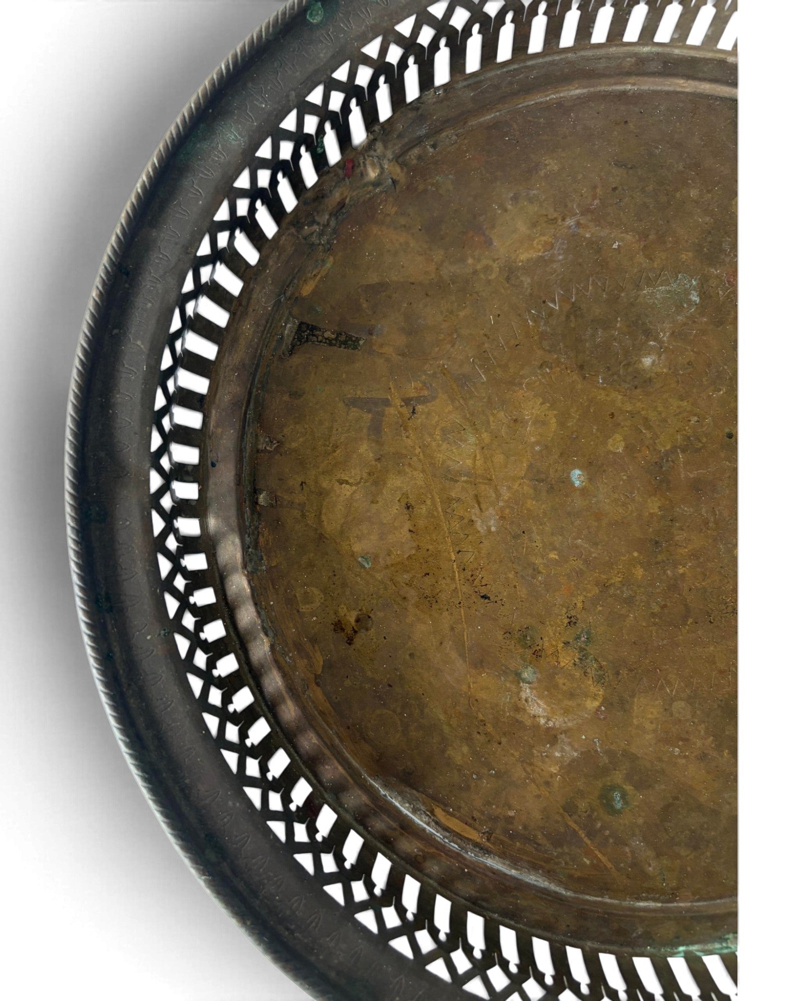 Brass Tray Dia37 (ถาดทองเหลือง)