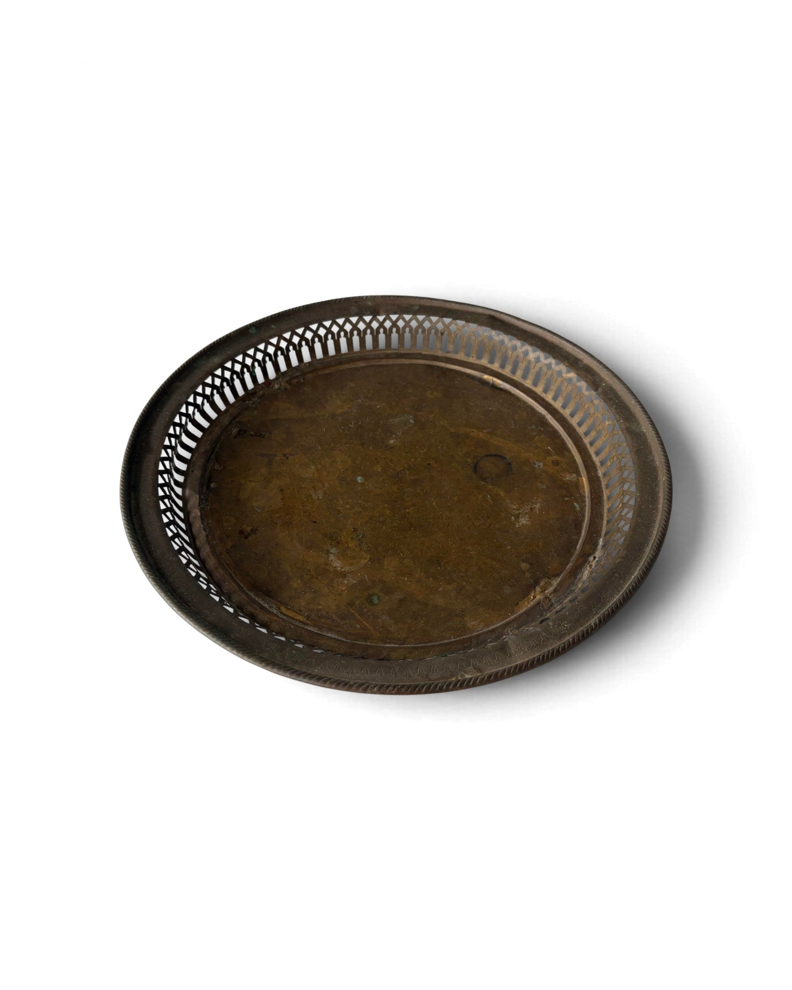 Brass Tray Dia37 (ถาดทองเหลือง)