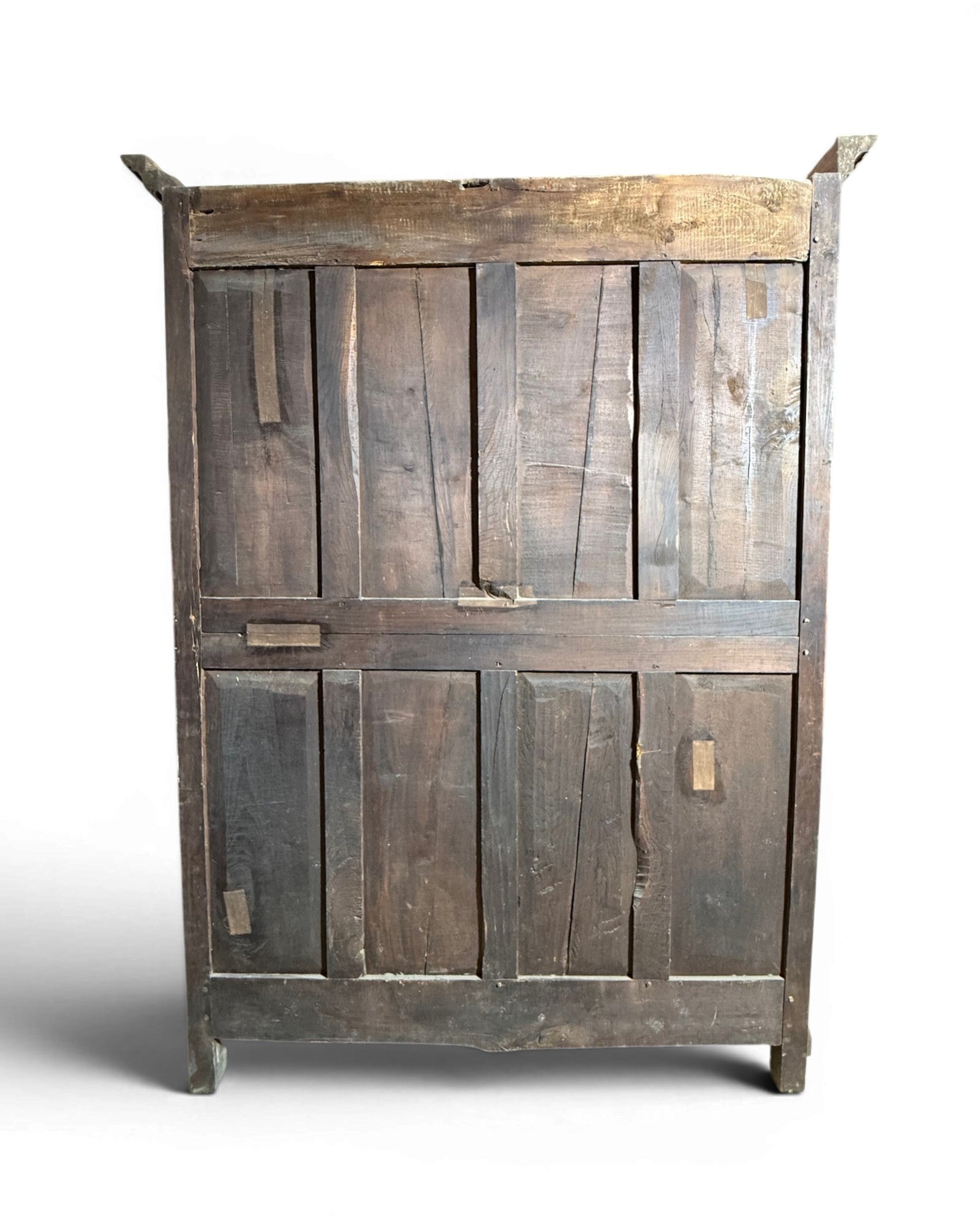 Charles X 1830s Solid Walnut Wardrobe