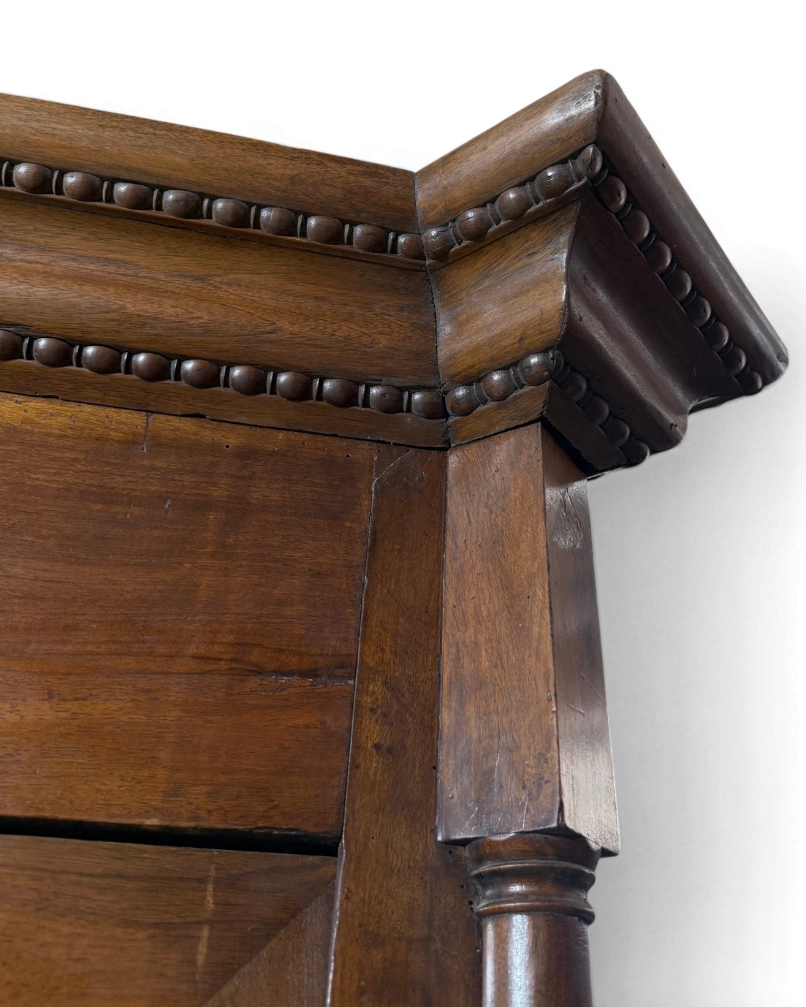 Charles X 1830s Solid Walnut Wardrobe