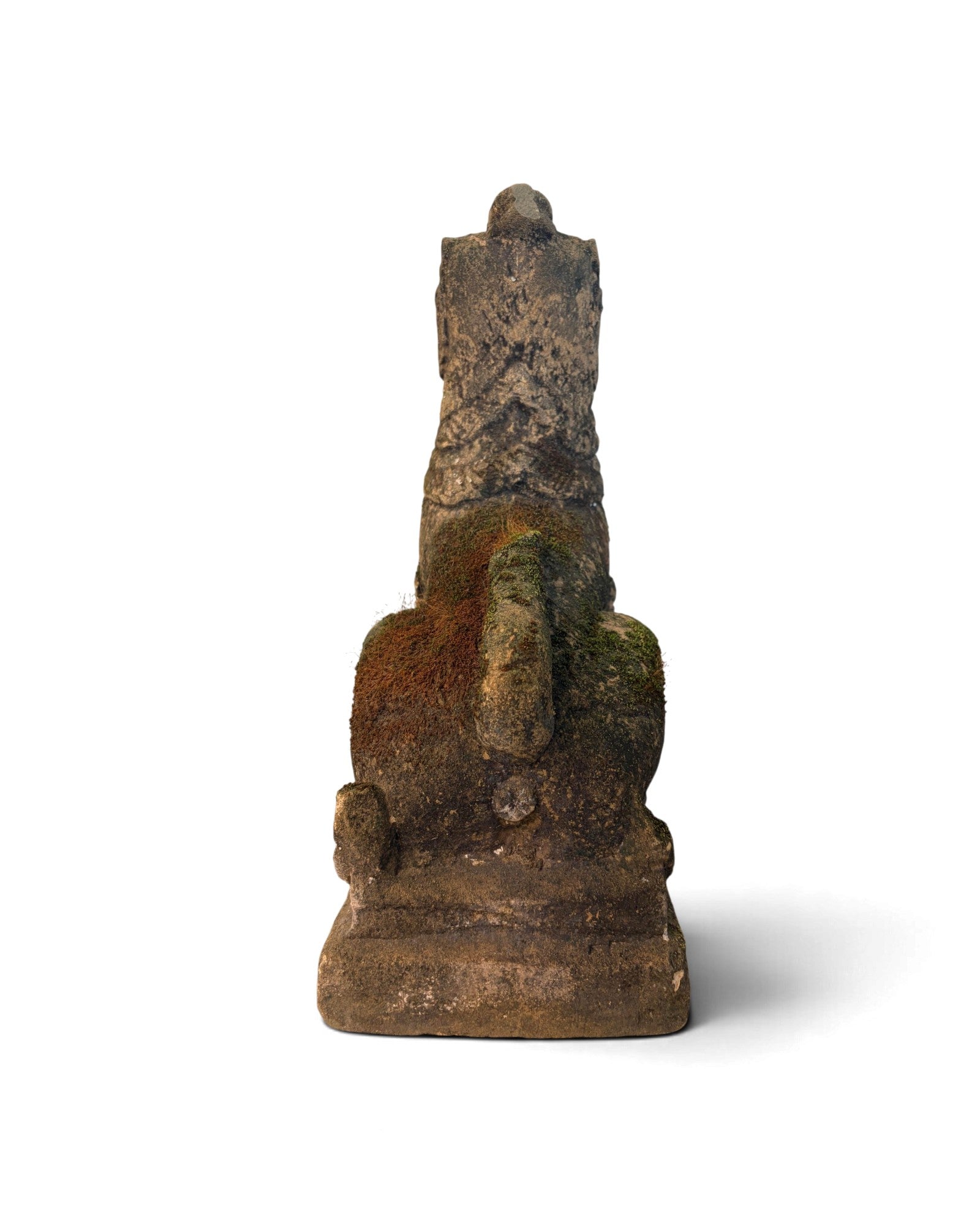 Burmese Sandstone Singha Figurine