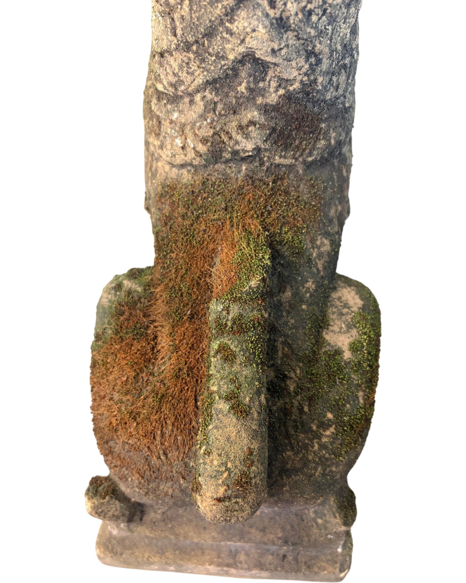 Burmese Sandstone Singha Figurine