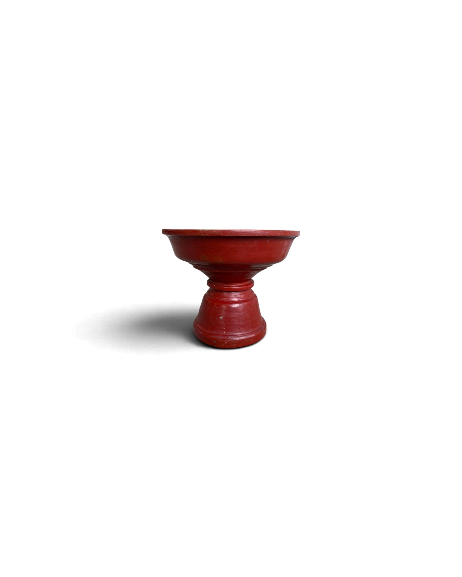 Lanna Lacquer Pedestal Tray (พานเครื่องเขิน)