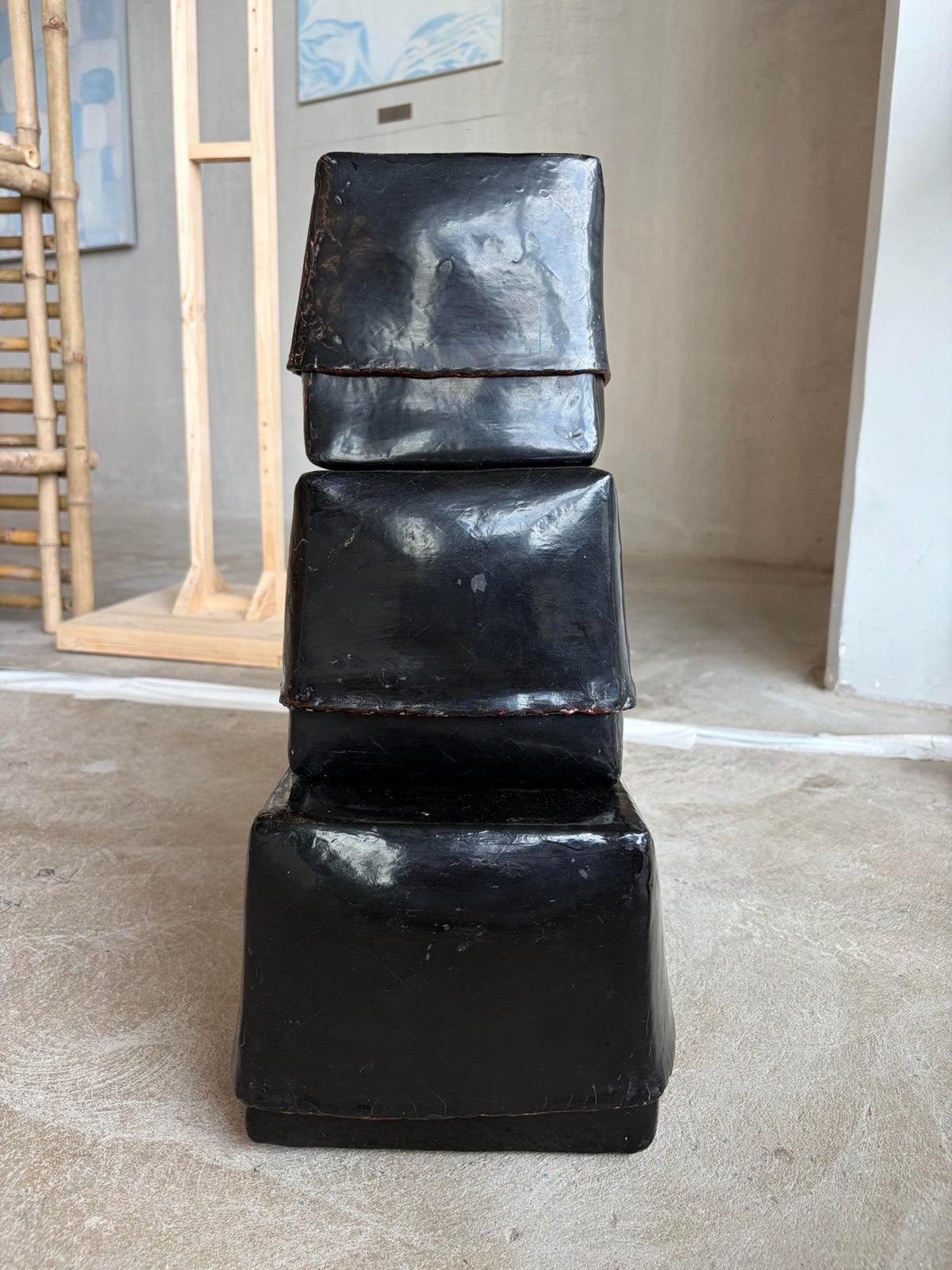 Black Lacquerware Container L - Surround Living - 11